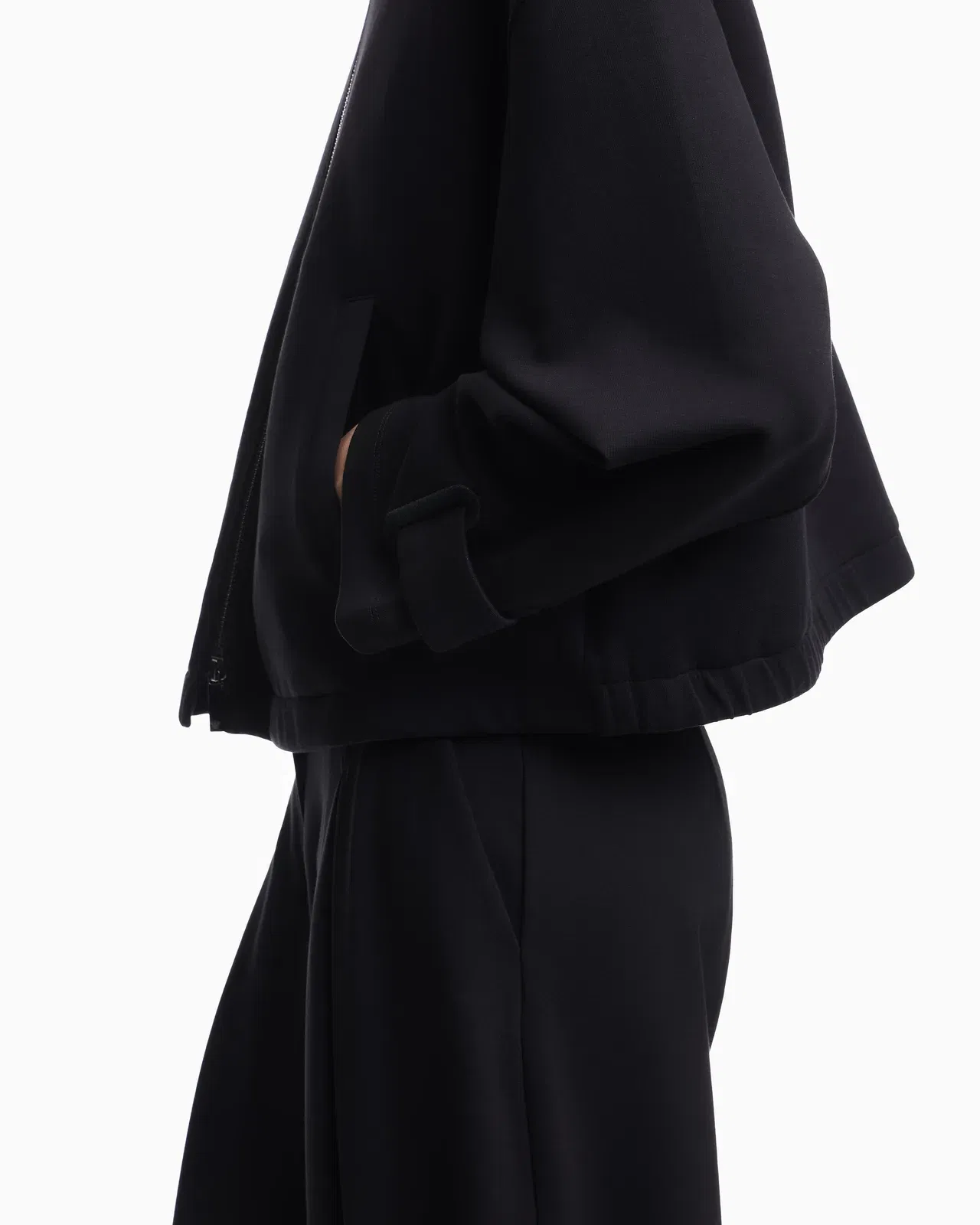 Emporio Armani Double stretch jersey blouson