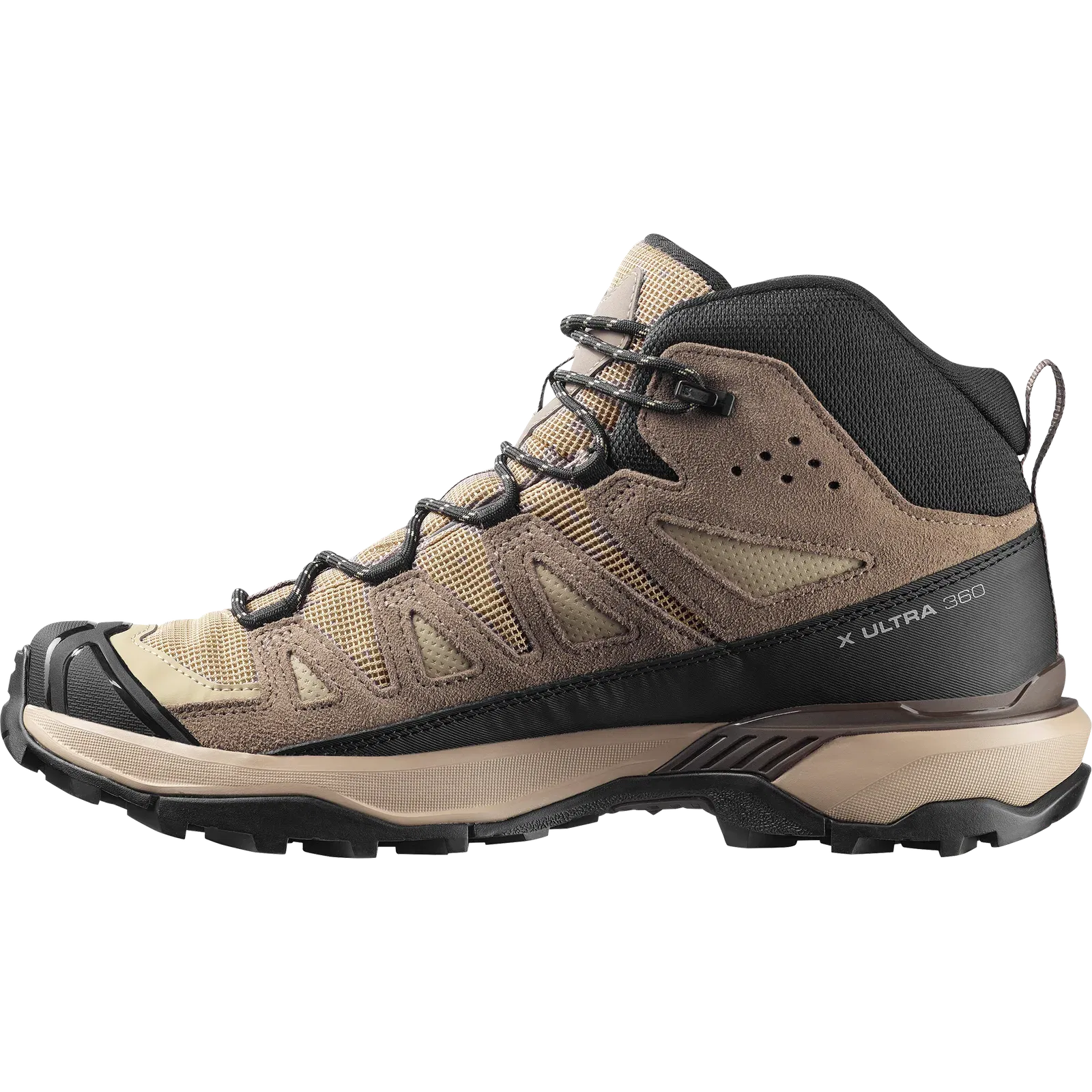 Salomon X Ultra 360 Leather Mid Gore-Tex Hiking & Backpacking Shoes Desert Tan