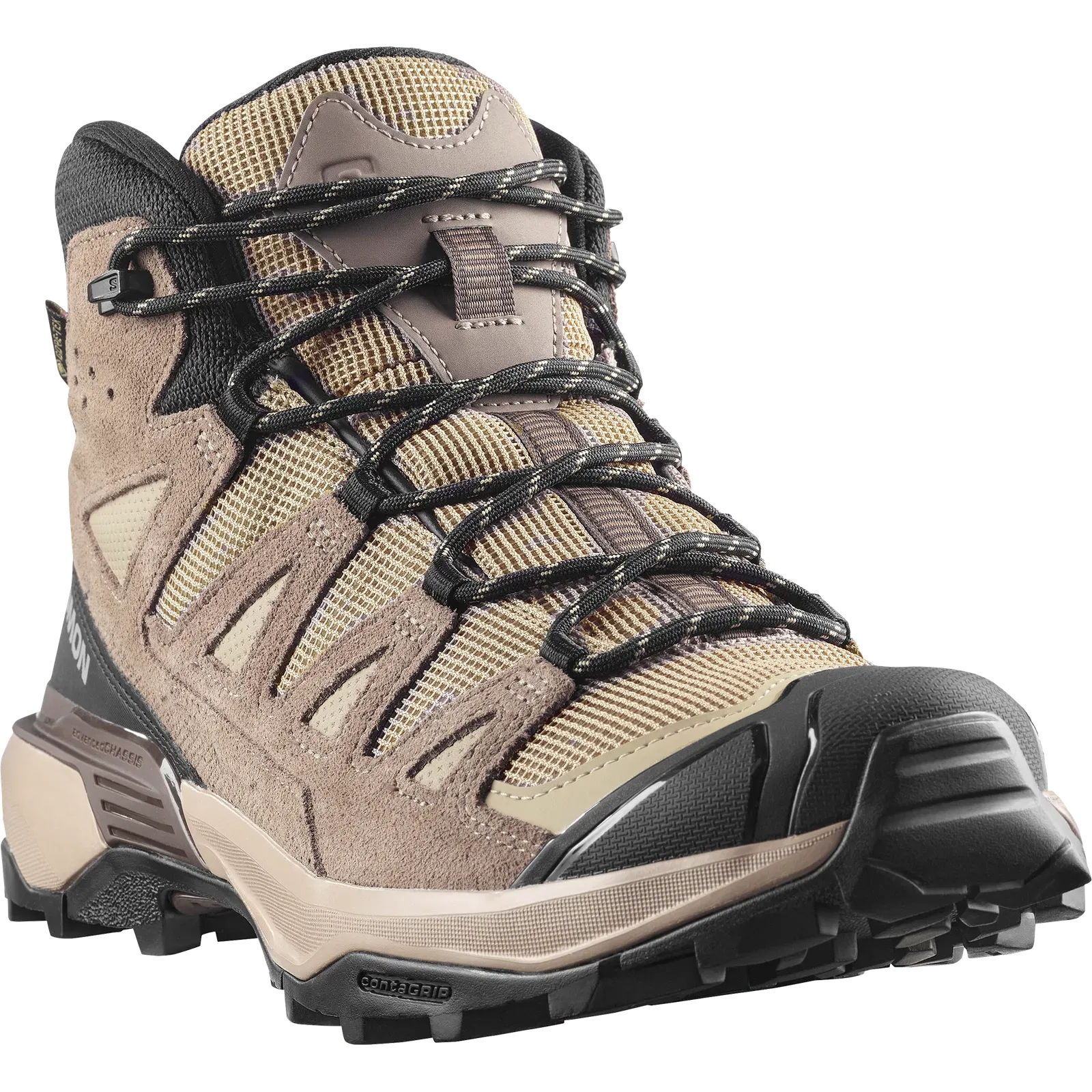 Salomon X Ultra 360 Leather Mid Gore-Tex Hiking & Backpacking Shoes Desert Tan