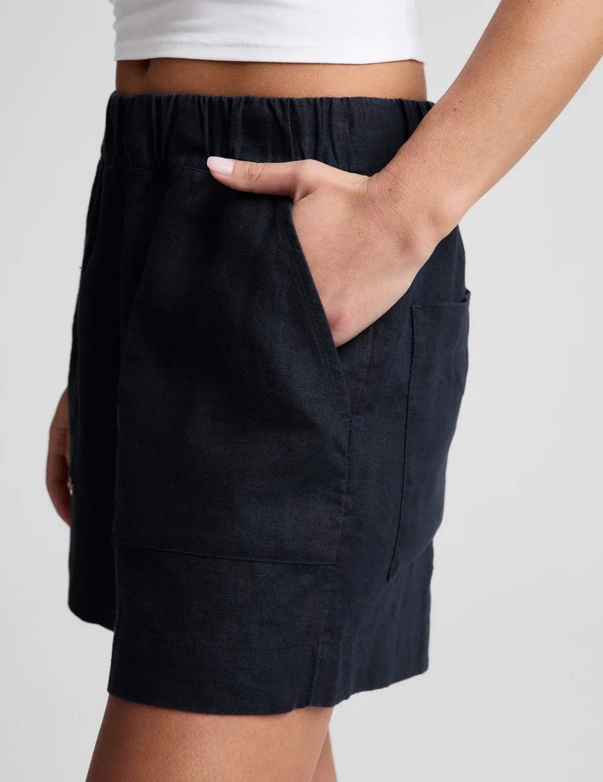 Beyond Yoga SoftWash Linen Easy Short Women's