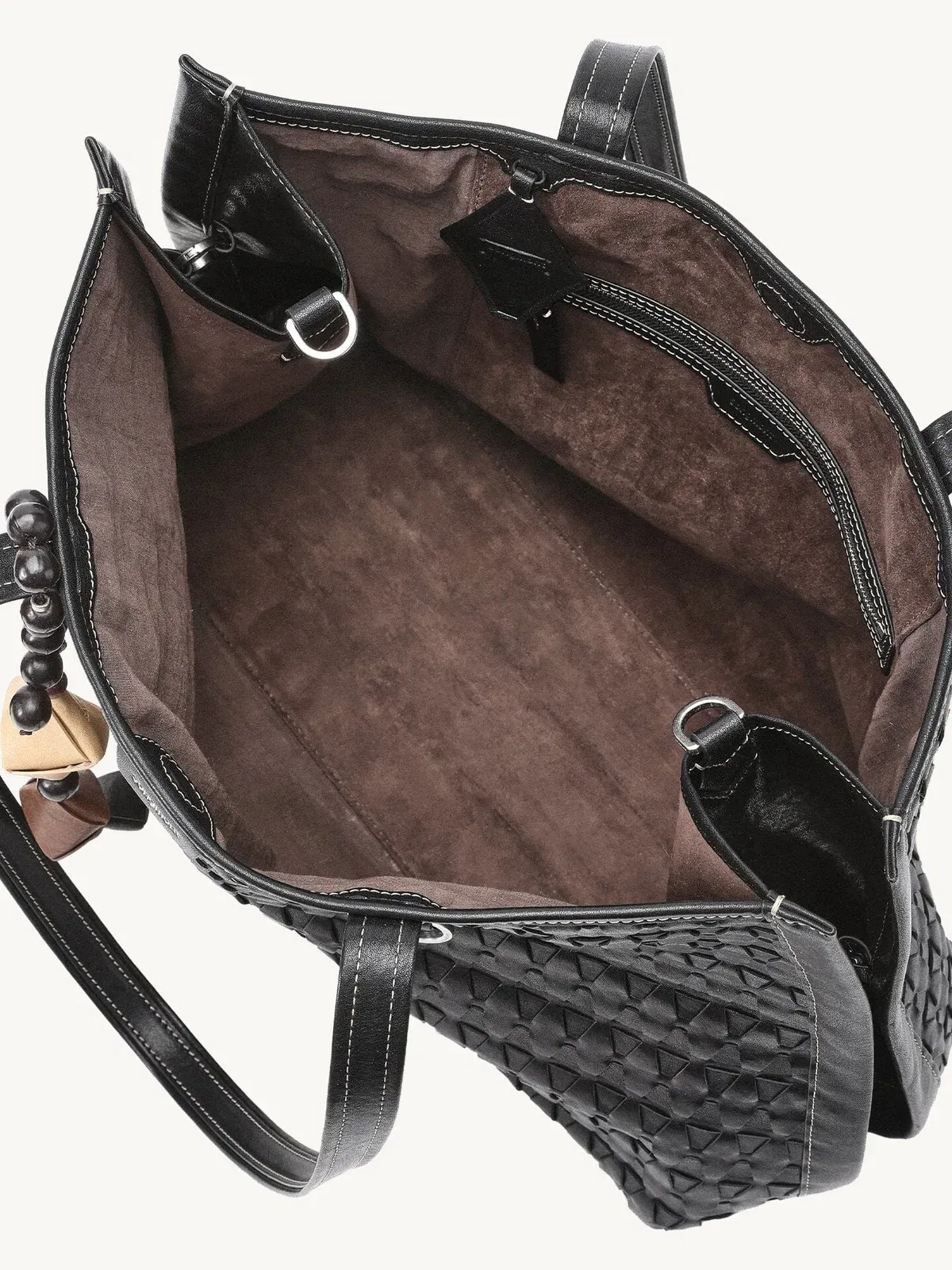 Songmont Medium Lattice Tote Onyx