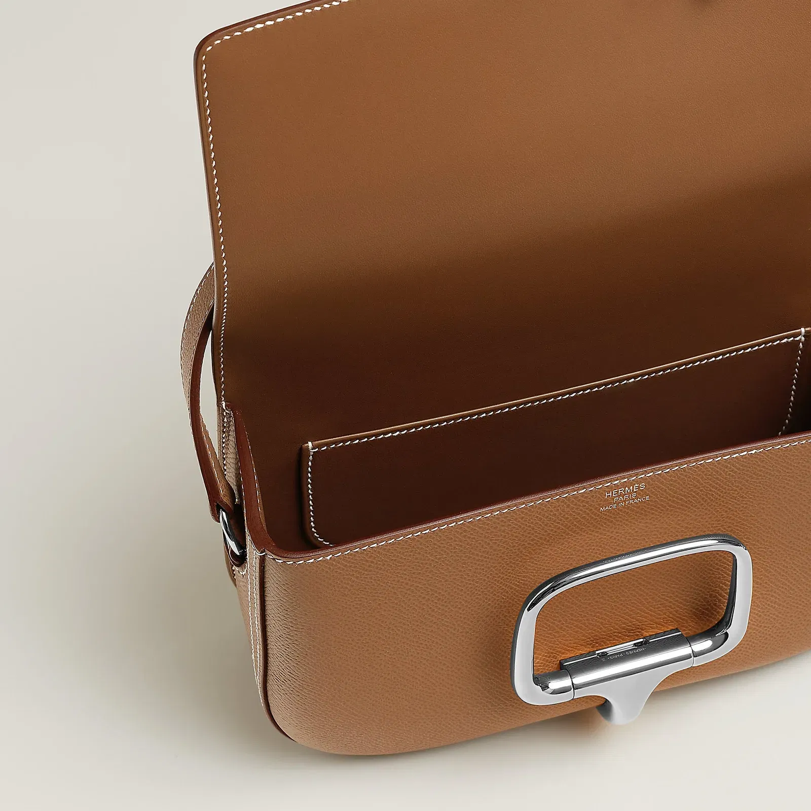 Hermes Herms Della Cavalleria Elan Bag Gold
