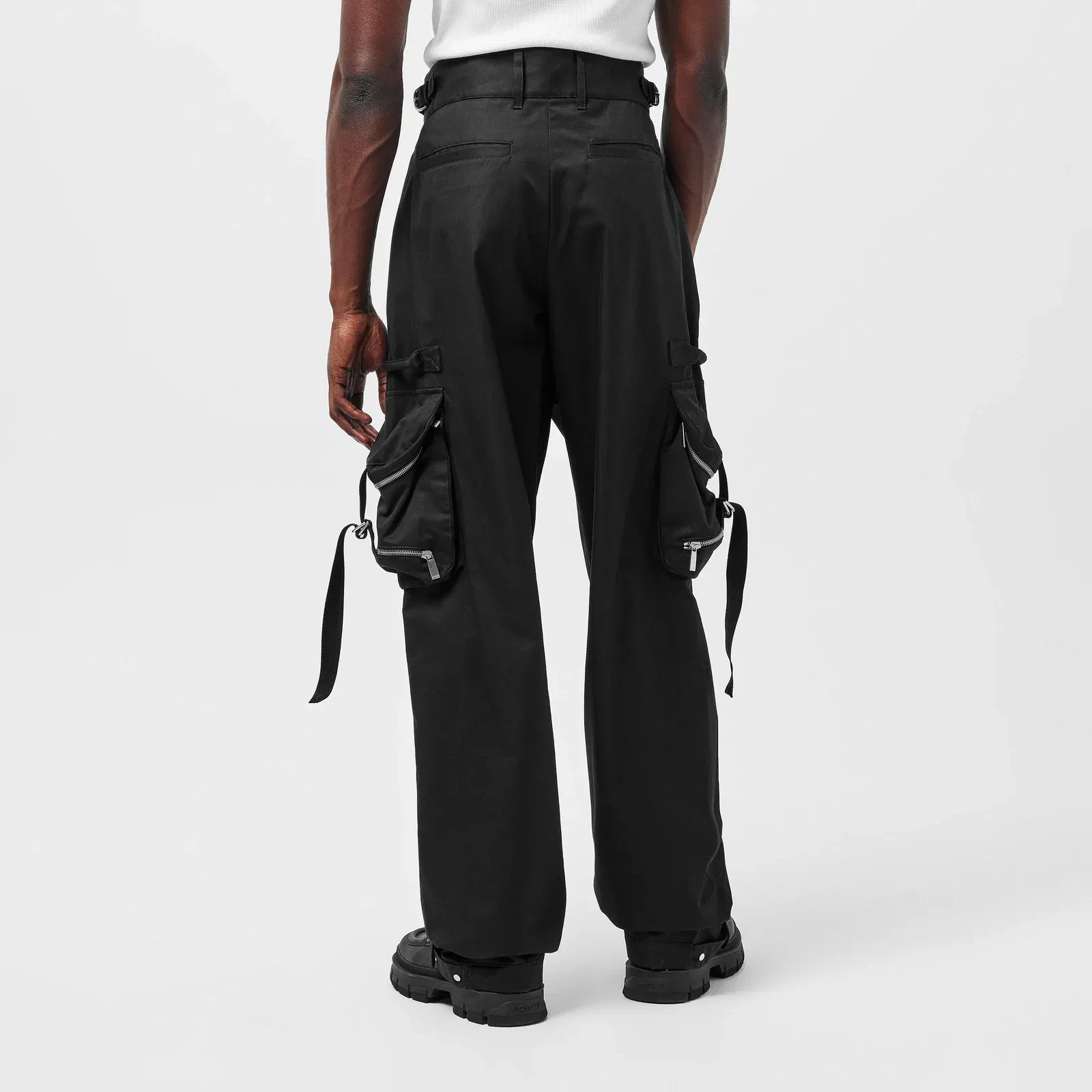 Regular Fit Drawstring Cargo Trousers