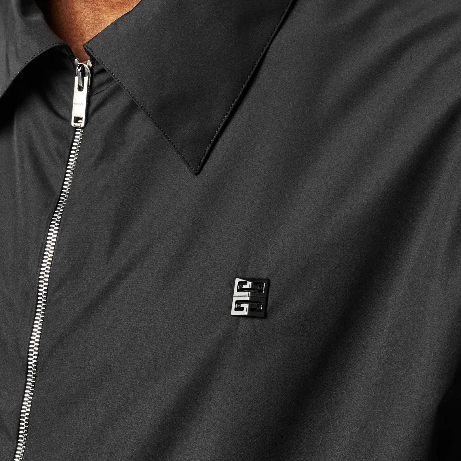 Short Sleeved Zip Shirt