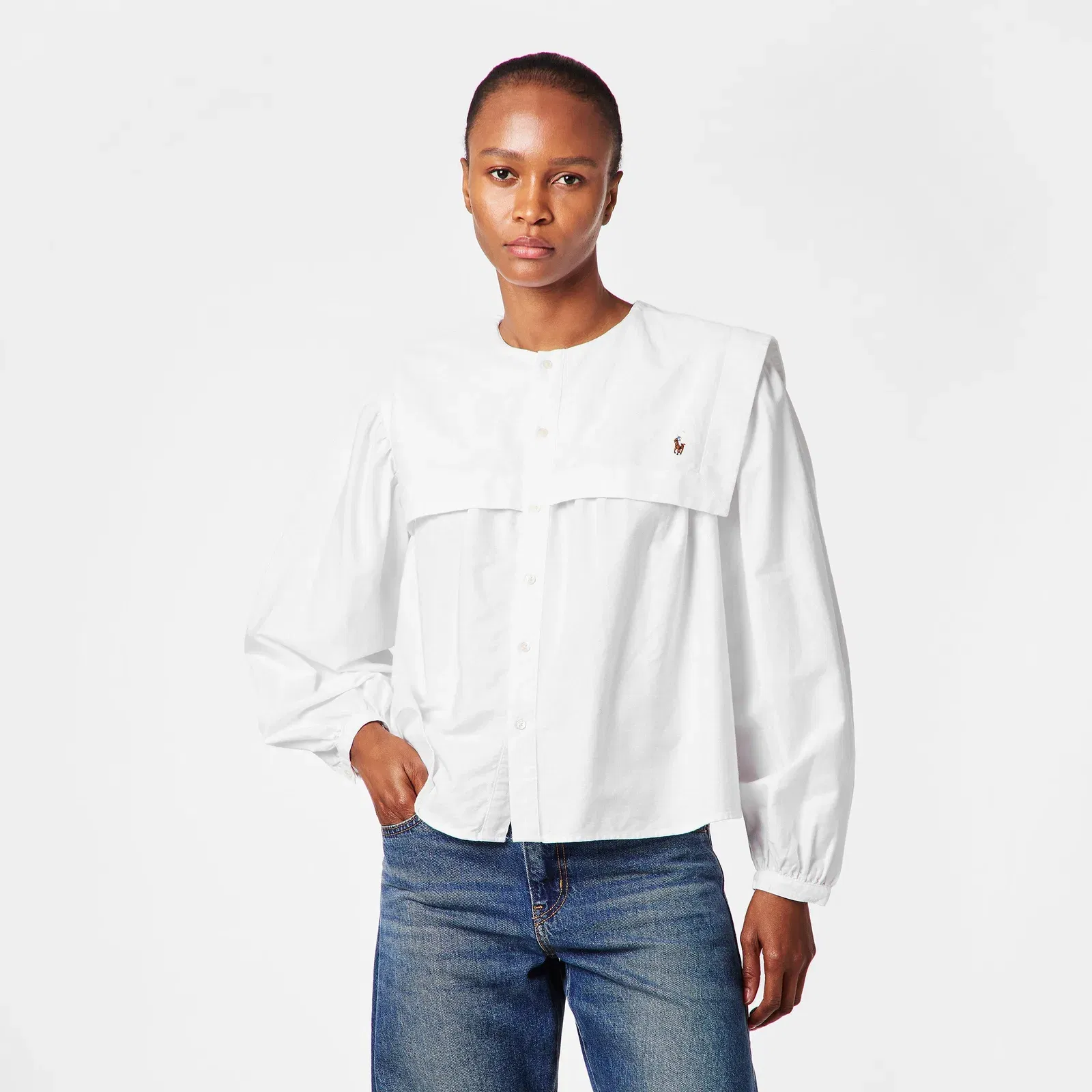 Cotton Long Sleeve Plain Shirt