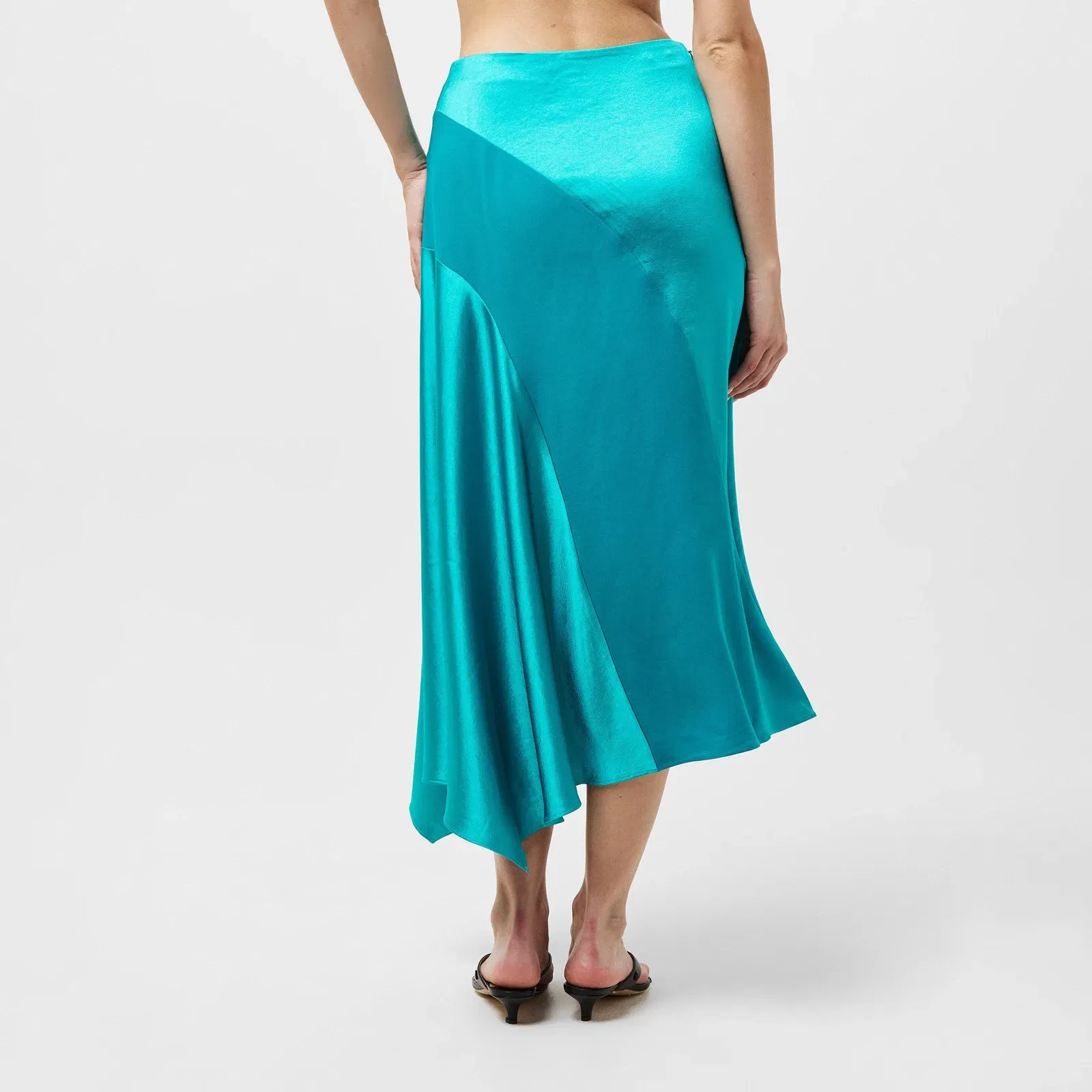 Flowy Satin Skirt