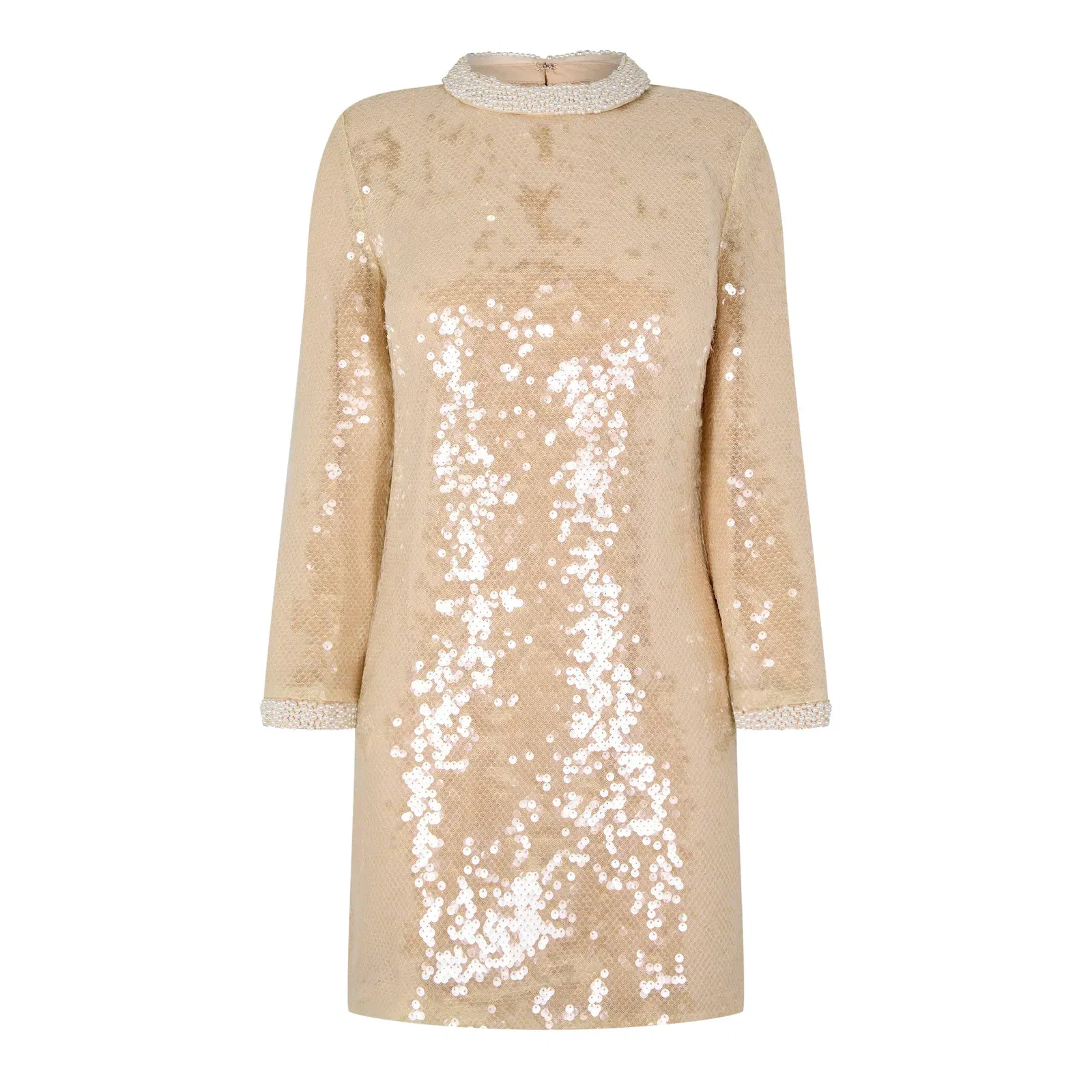 Pearl Sequined Mini Dress