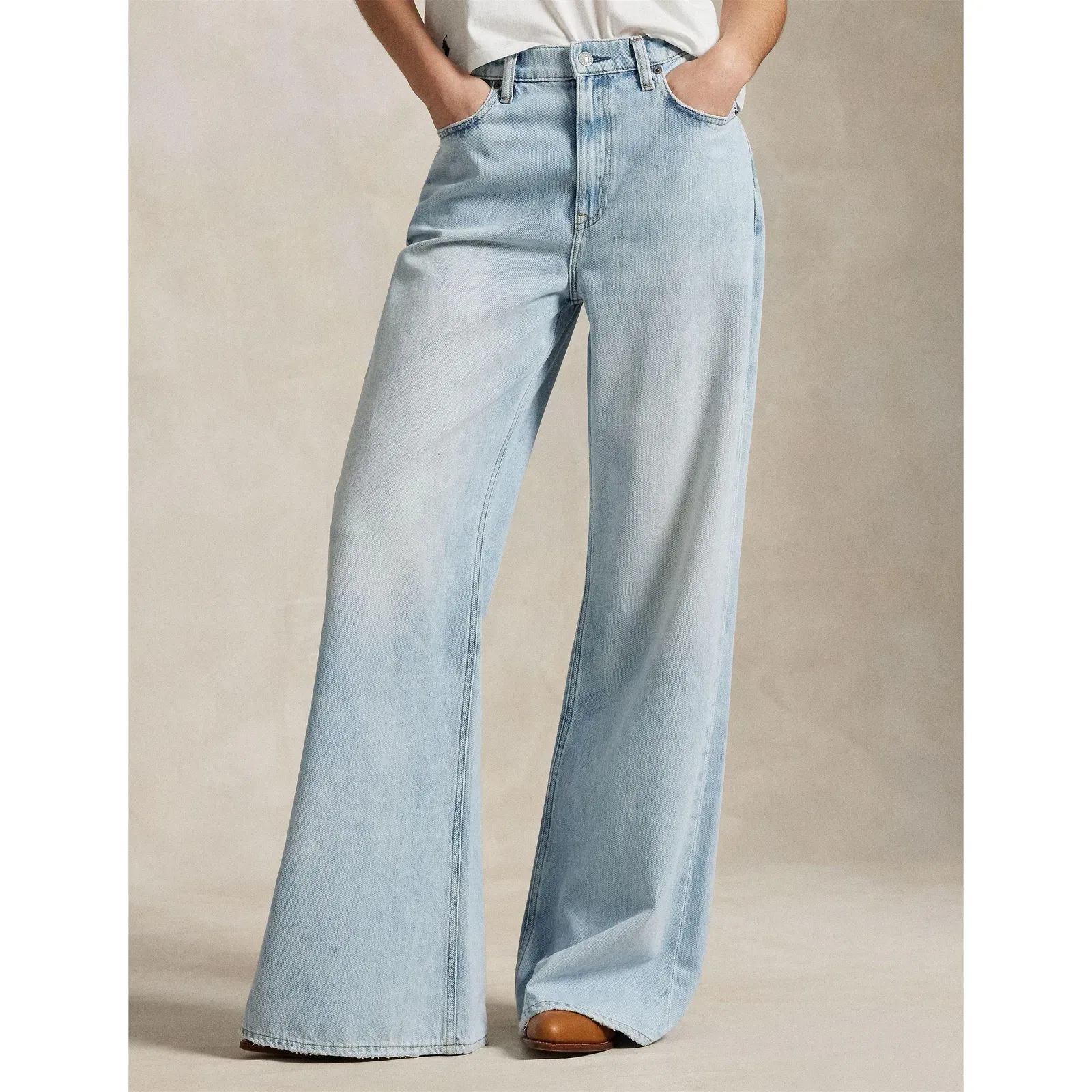 High Rise Wide Leg Jeans