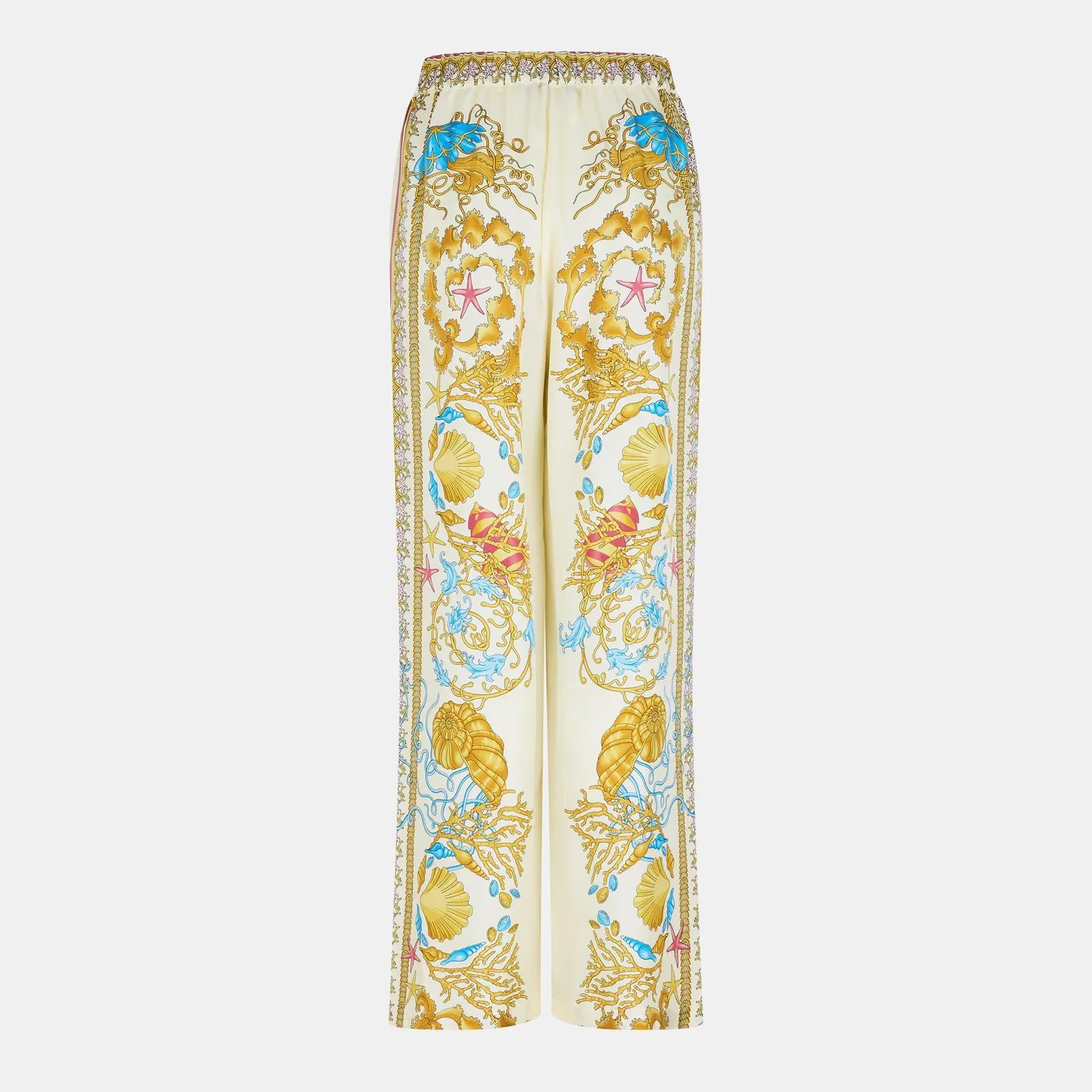 High-Rise Wide Leg Trousers