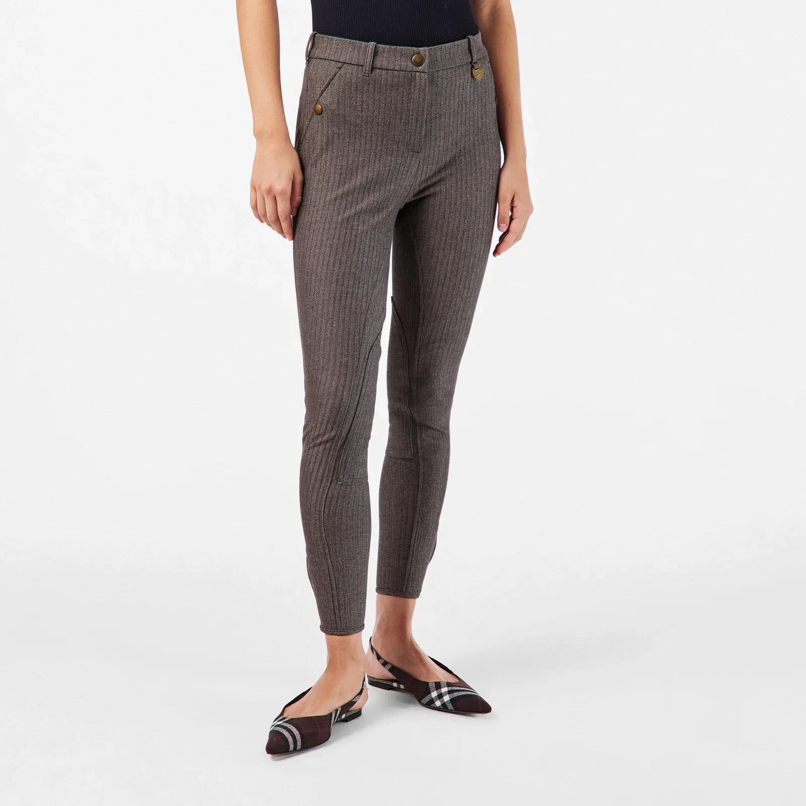 Fine Fabric Slim Fit Trousers