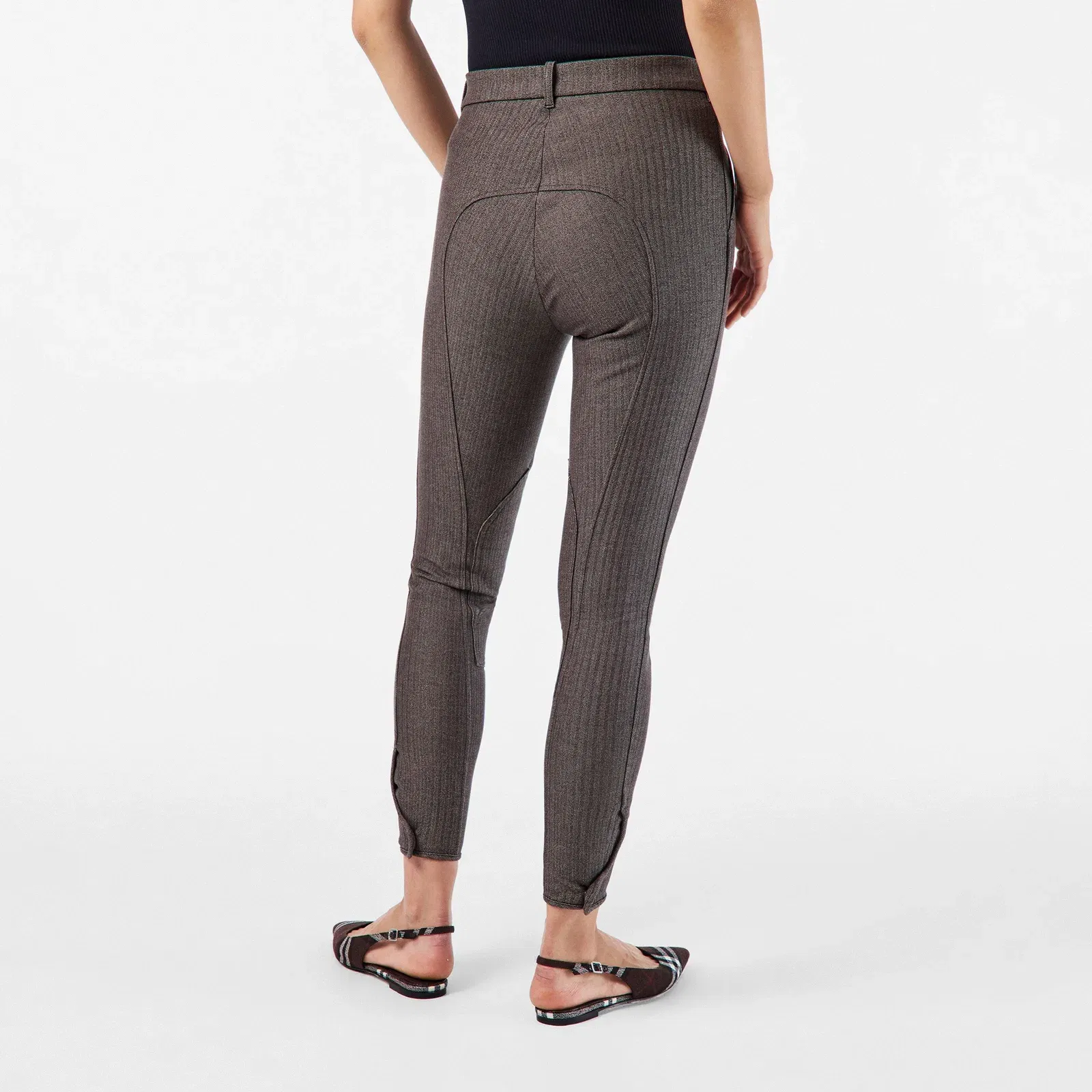 Fine Fabric Slim Fit Trousers