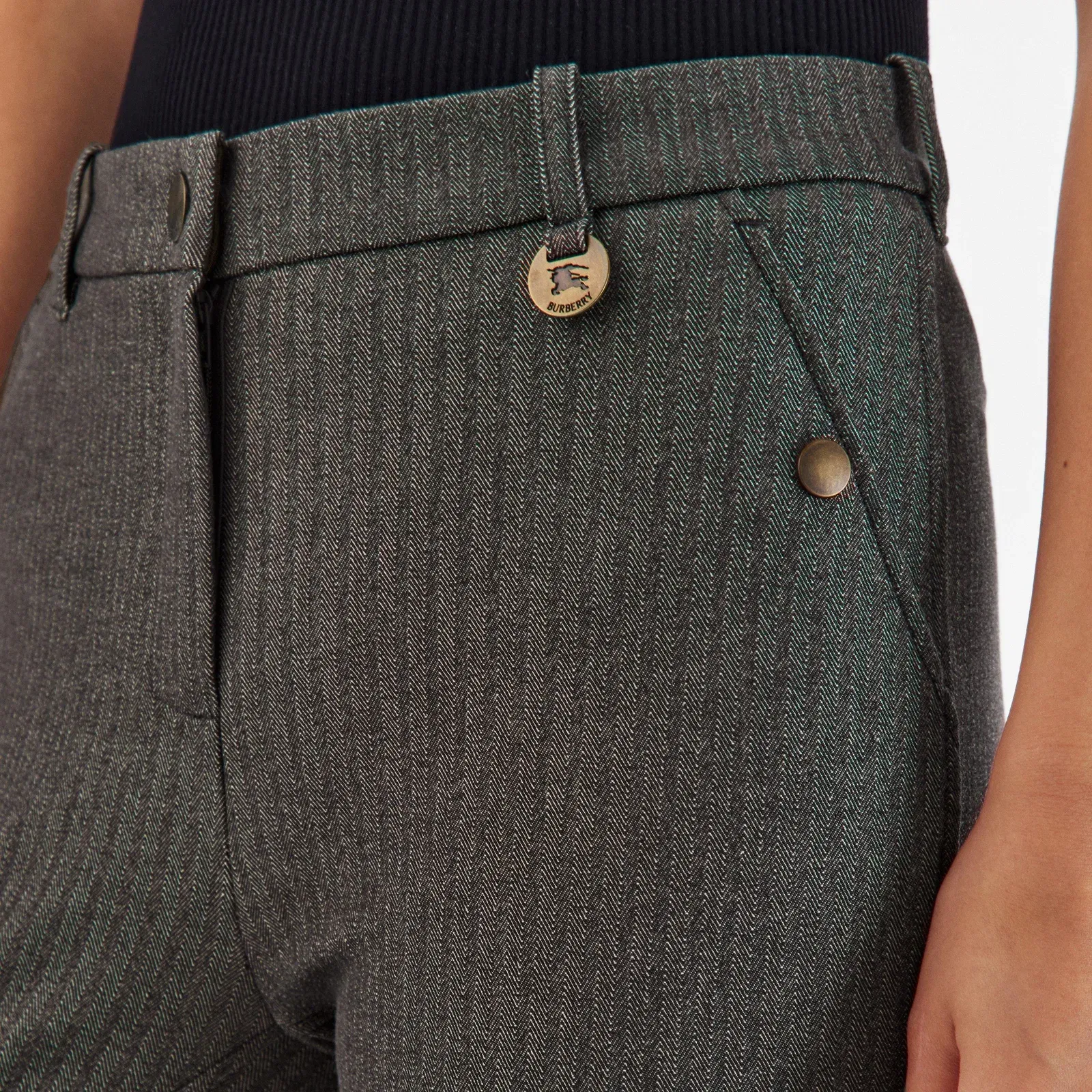 Fine Fabric Slim Fit Trousers