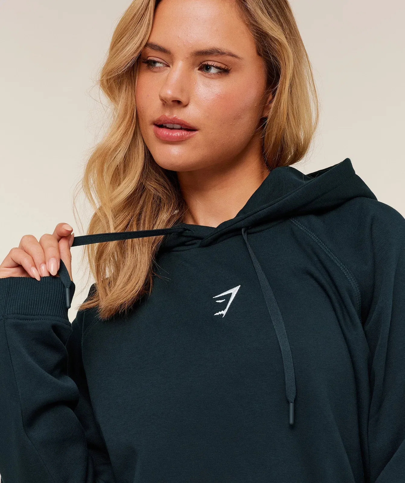 Gymshark Training Oversized Fleece Hoodie - Deep Petrol Blue