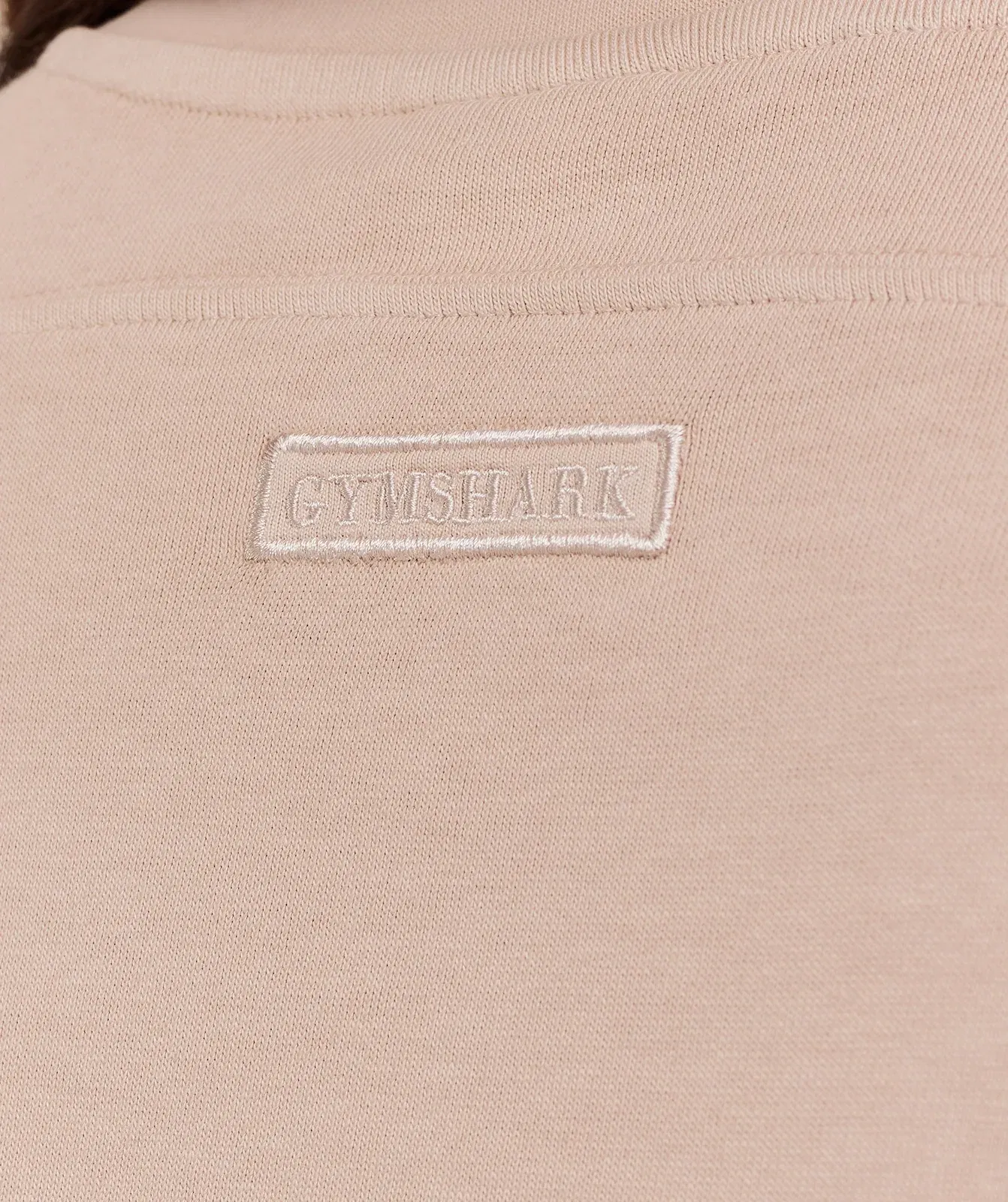 Gymshark Pump Cover Structured Fleece Top - GS Dusk Pink/WASH