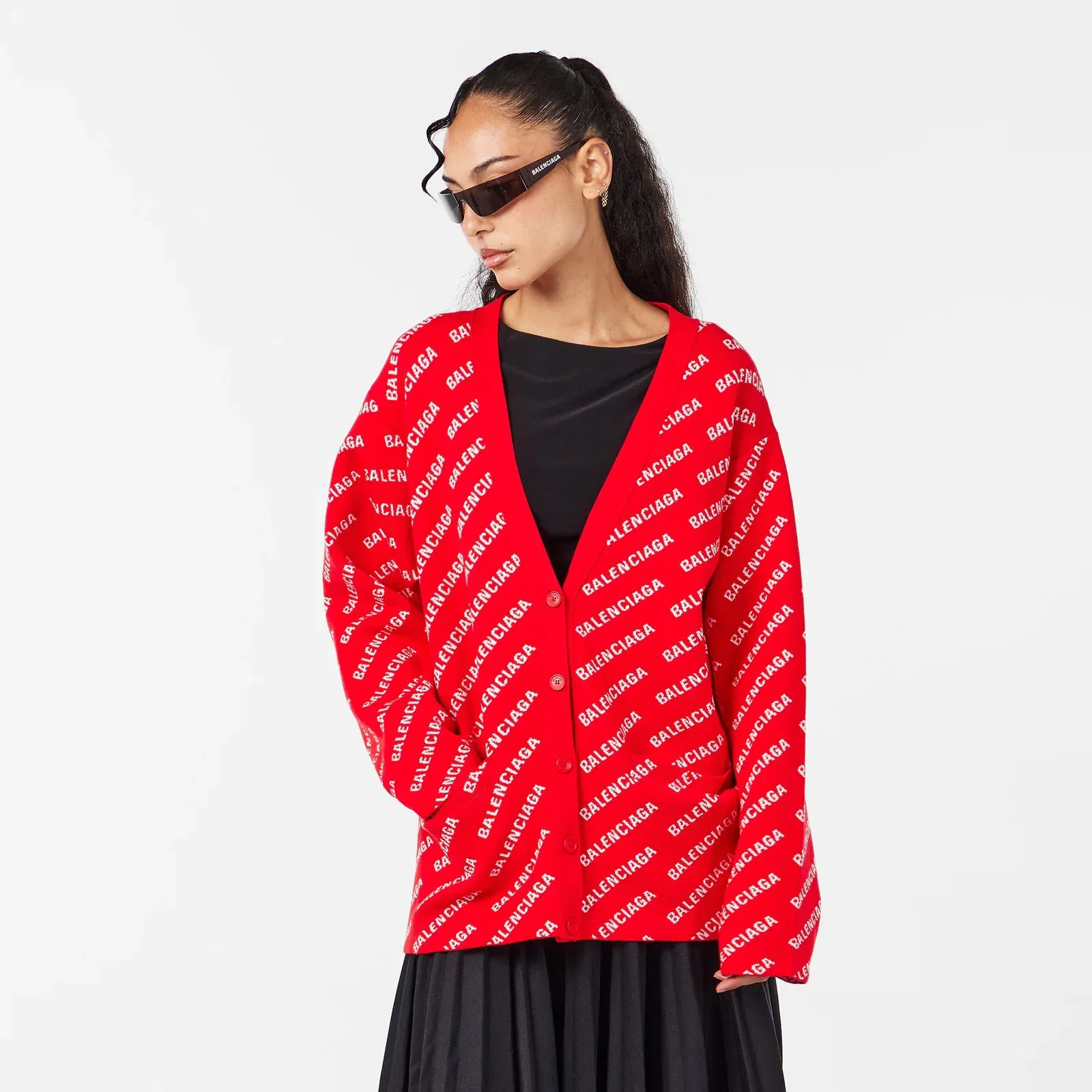 Structured Knit Tailored Fit Cardigan