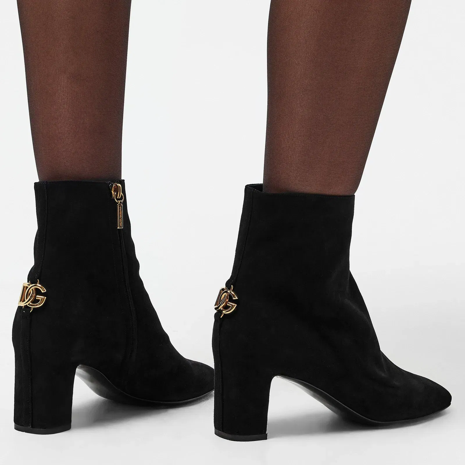 Structured Ankle Heeled Boots