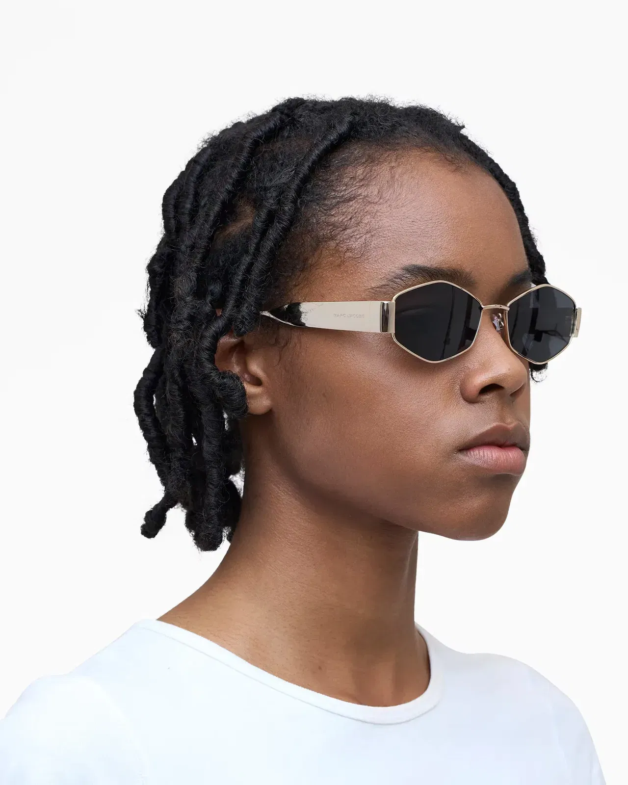 Marc Jacobs The Triangle Sunglasses Gold