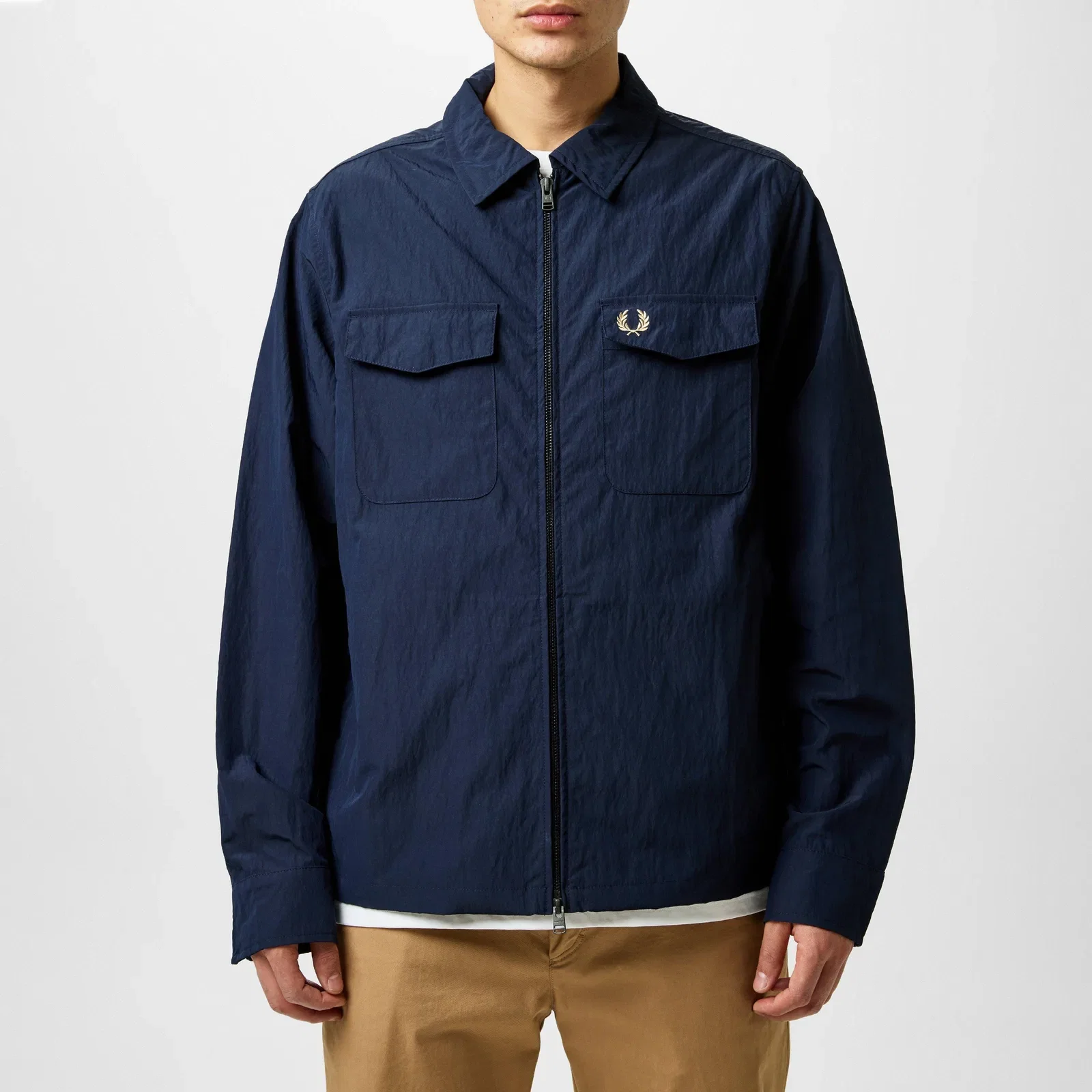 Long Sleeve Zip Overshirt