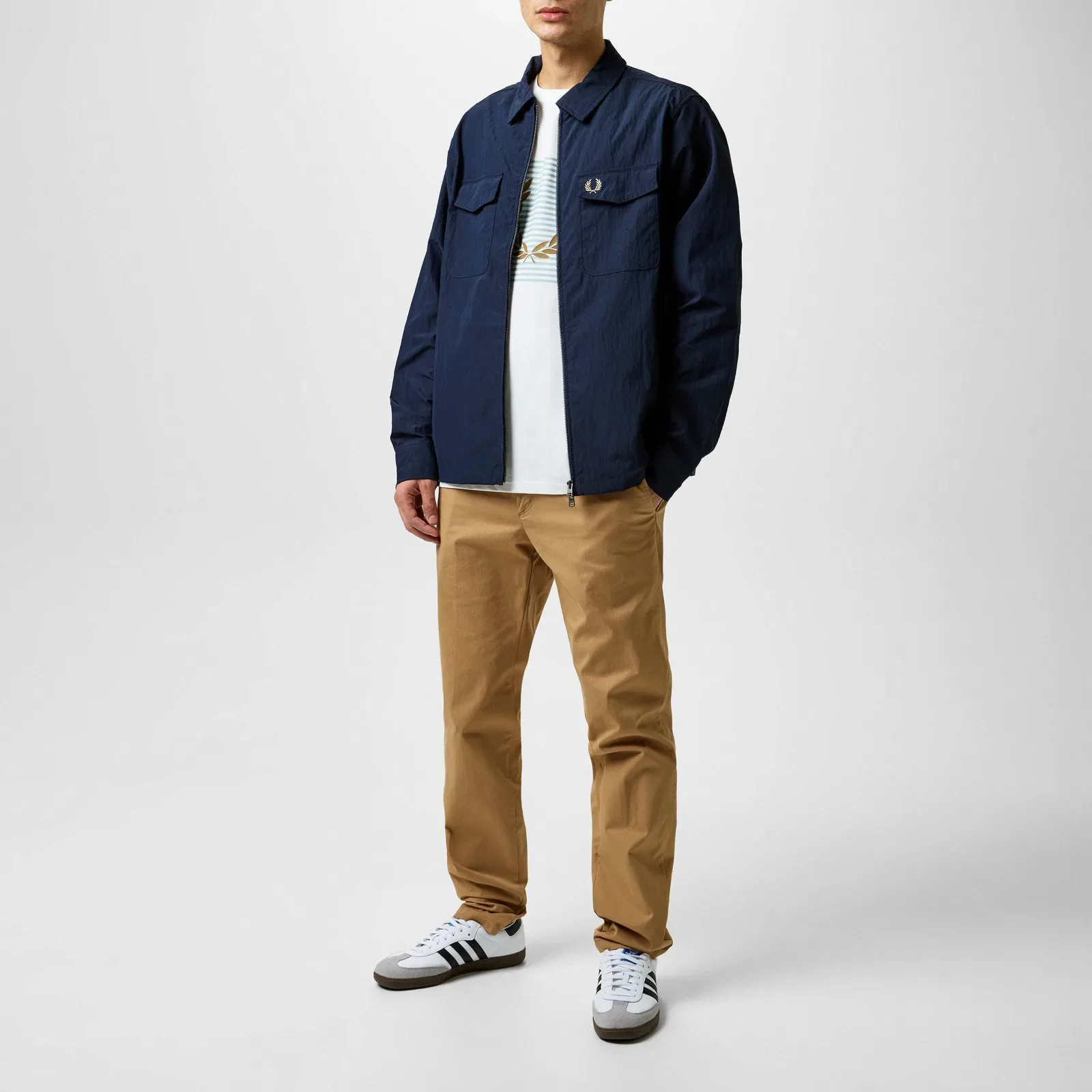 Long Sleeve Zip Overshirt