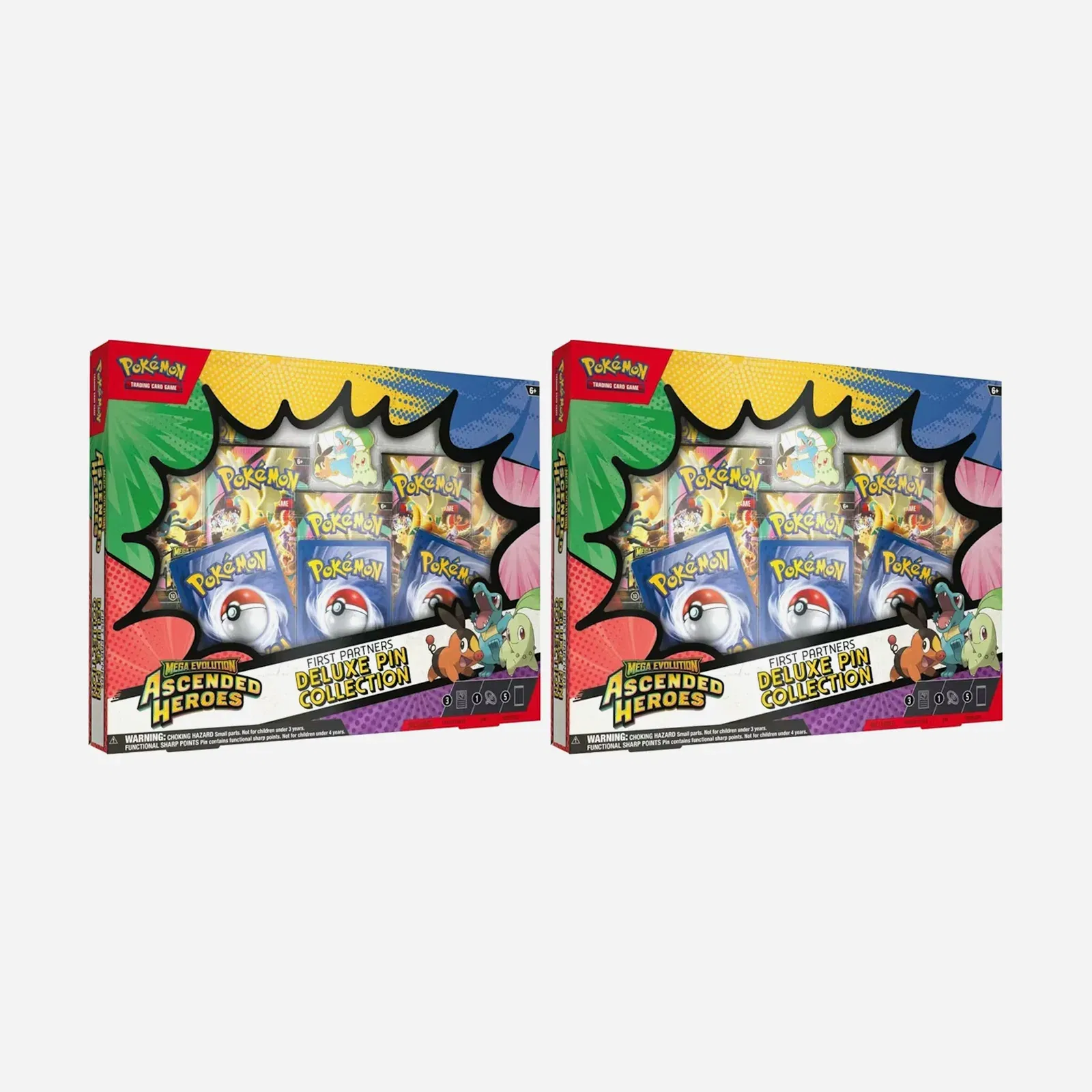2026 Pokemon Mega Evolution Ascended Heroes Deluxe Pin Collection Box 2X Lot