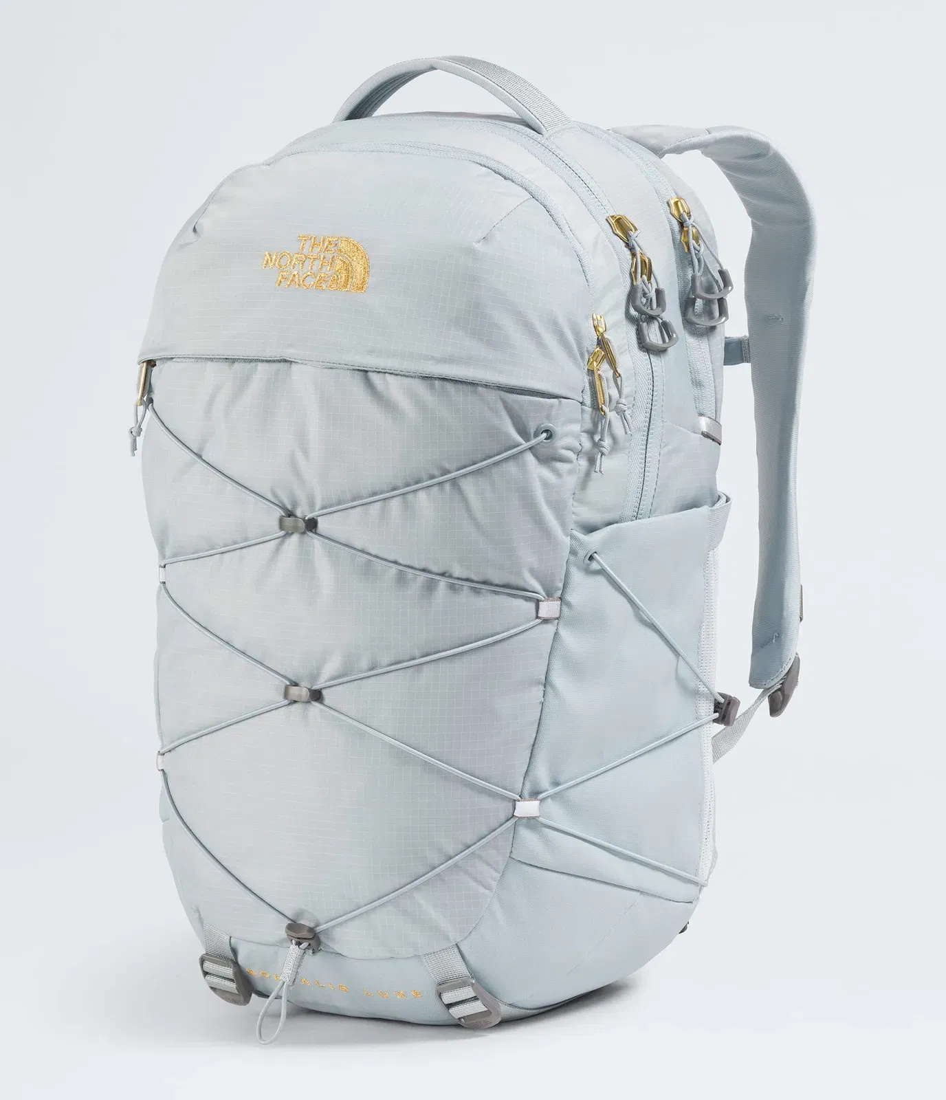 The North Face Women’s Borealis Luxe Backpack Frost Grey-Gold Metallic