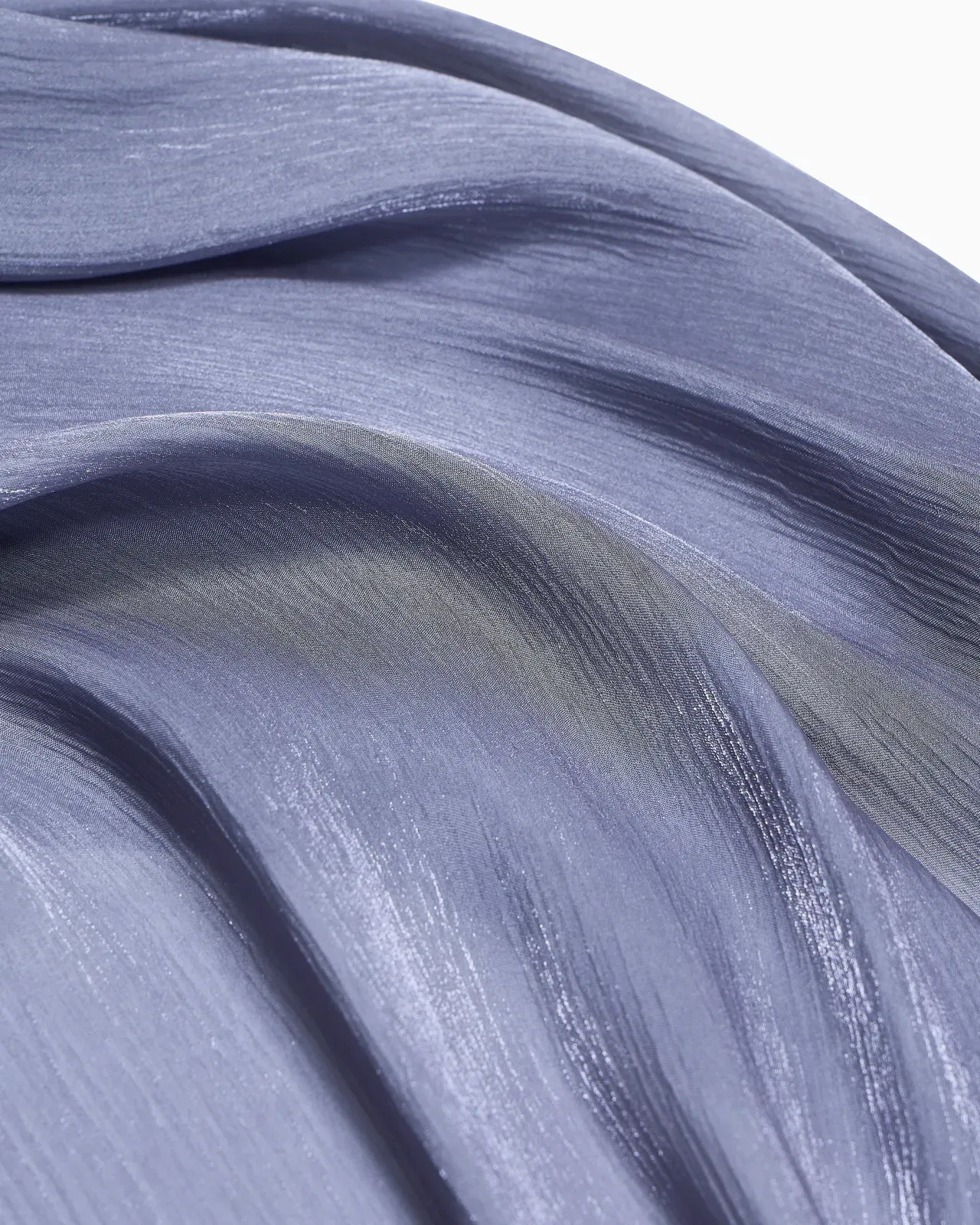 Emporio Armani Lightweight sheer scarf with a subtle sheen