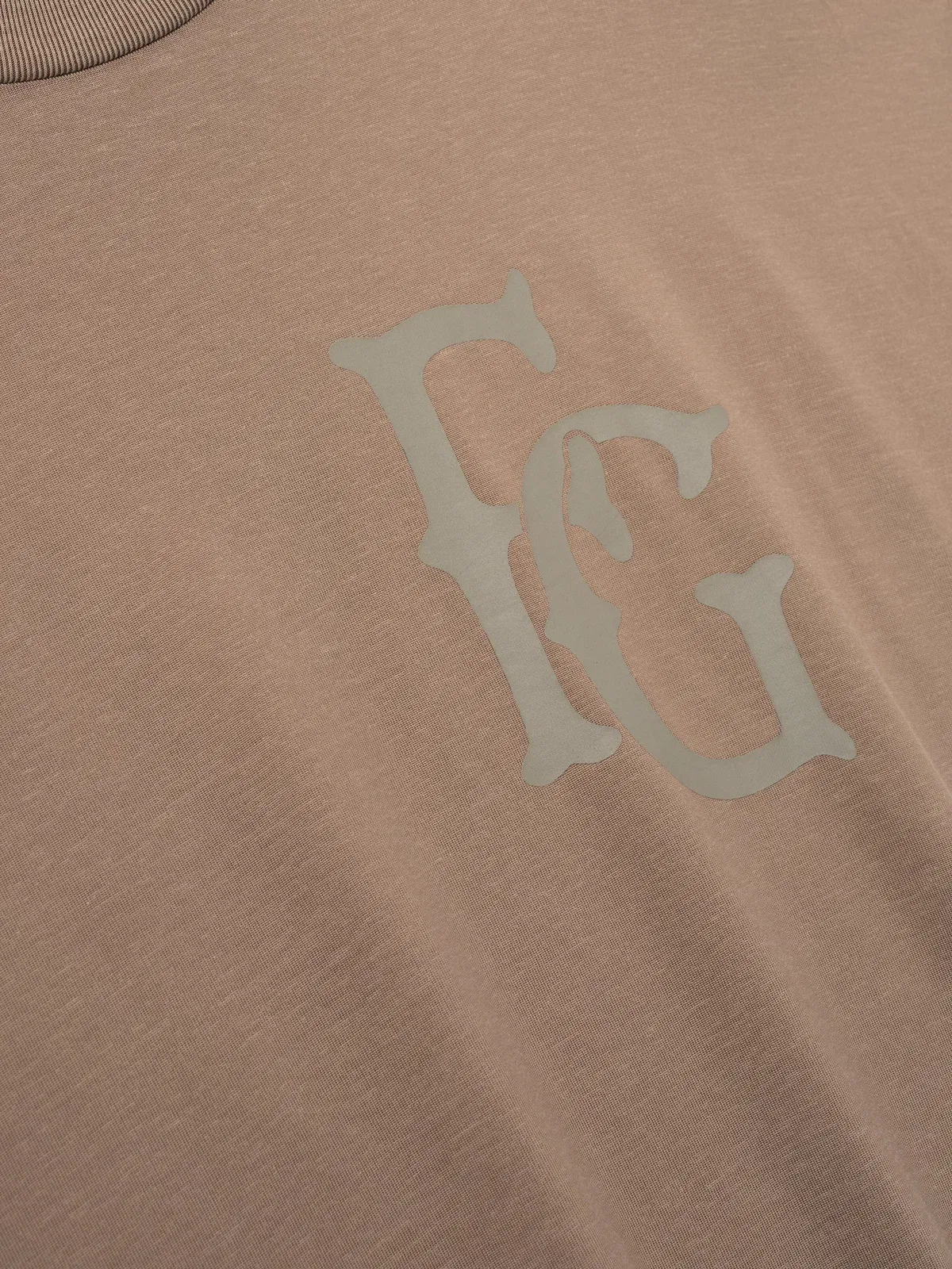 Essentials Cotton Rayon 43 T-Shirt Dune Pearl