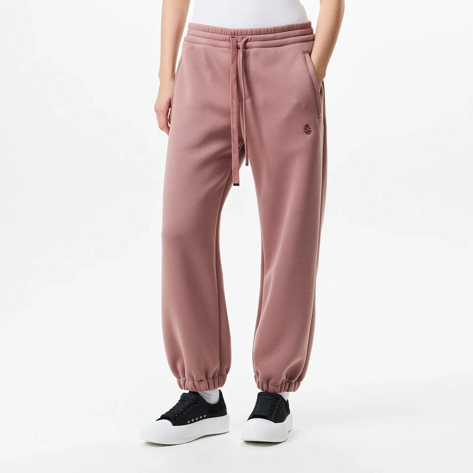 Cut and Sew Jersey Closed Hem Joggers