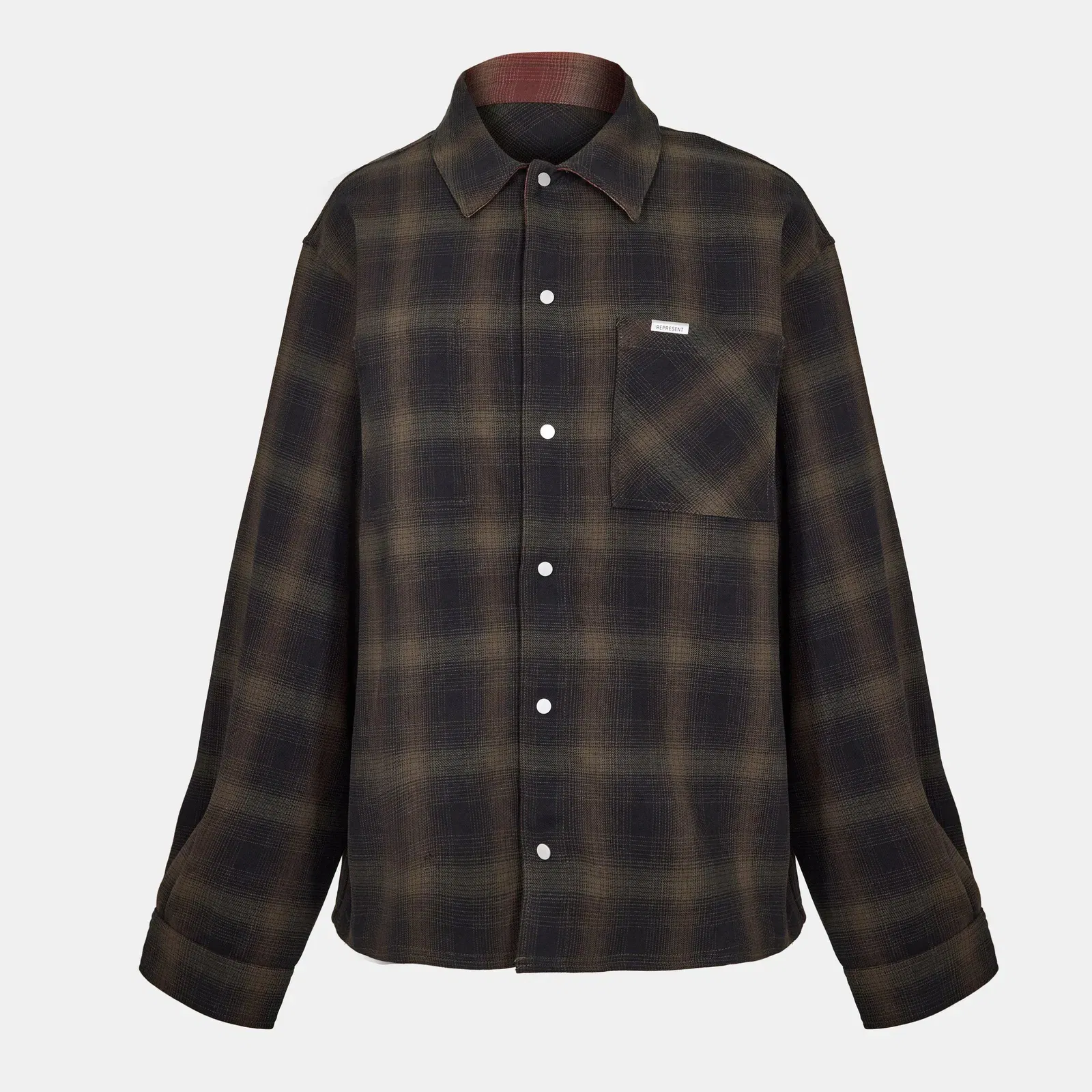 Long-Sleeve Patterned Shirt