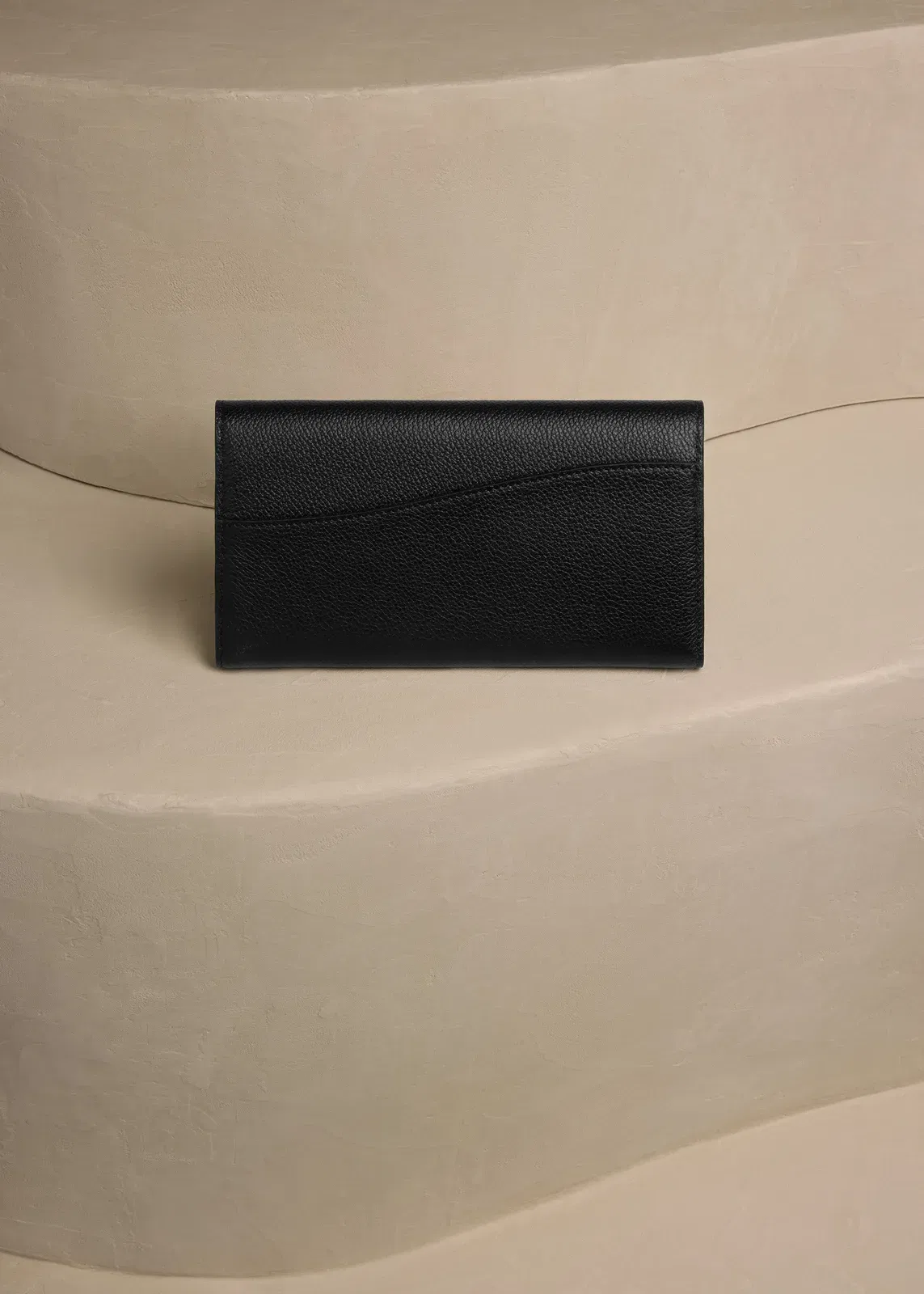 Polene Sierra Wallet Duo Black