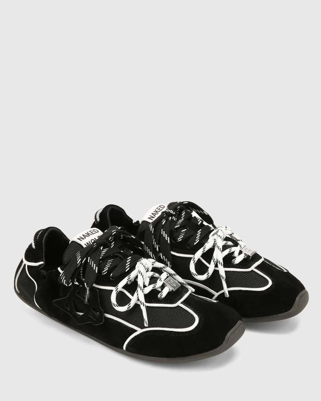 Soul Black Hairy Suede
