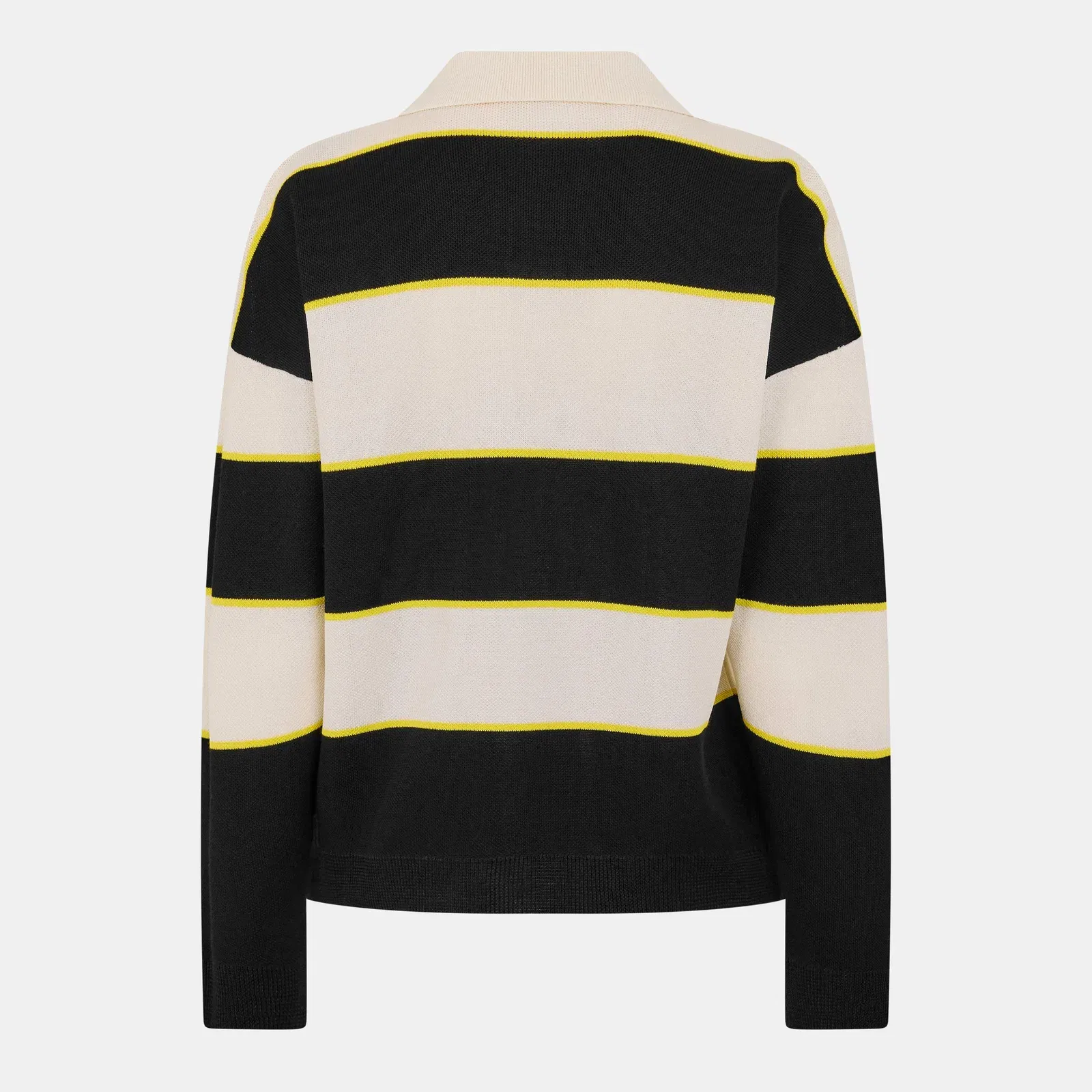 Alex Stripe Long Sleeve Polo Shirt
