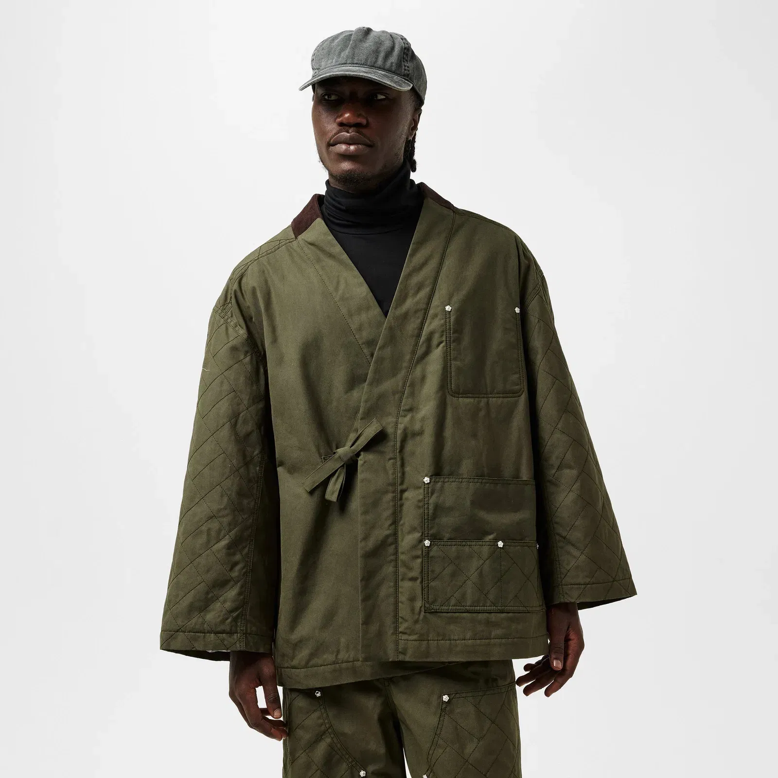 KNZO Double Knee Straight Leg Trouser