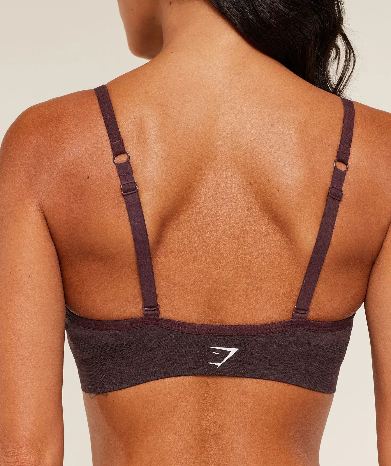 Gymshark Vital Sports Bra - Rich Maroon/Marl