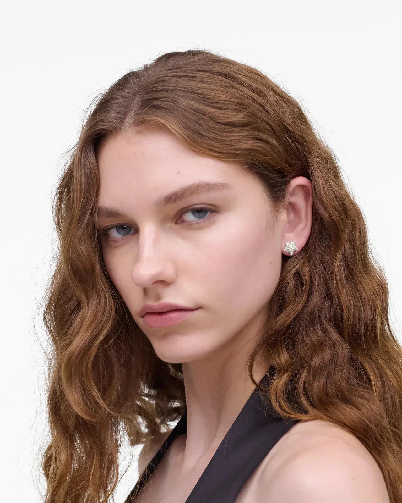 The Star Pave Stud Earrings