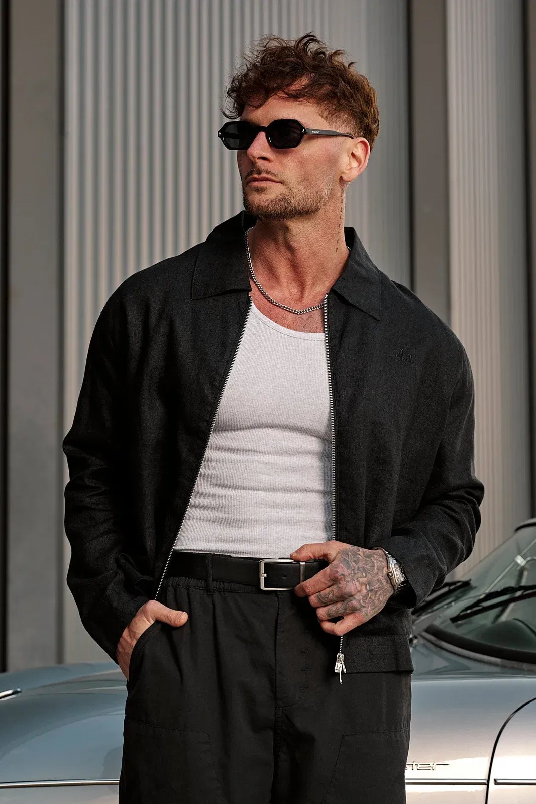 5122 - Oxford Linen jacket