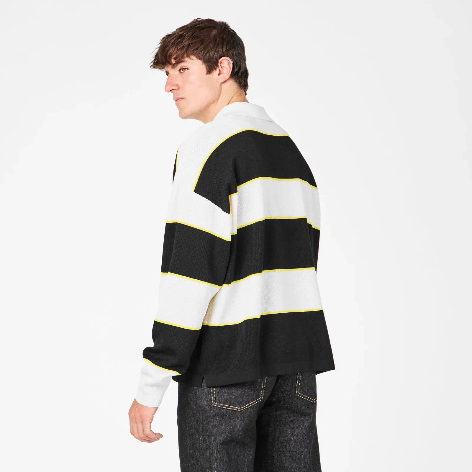 Rugby Contrasting Collar Polo Shirt