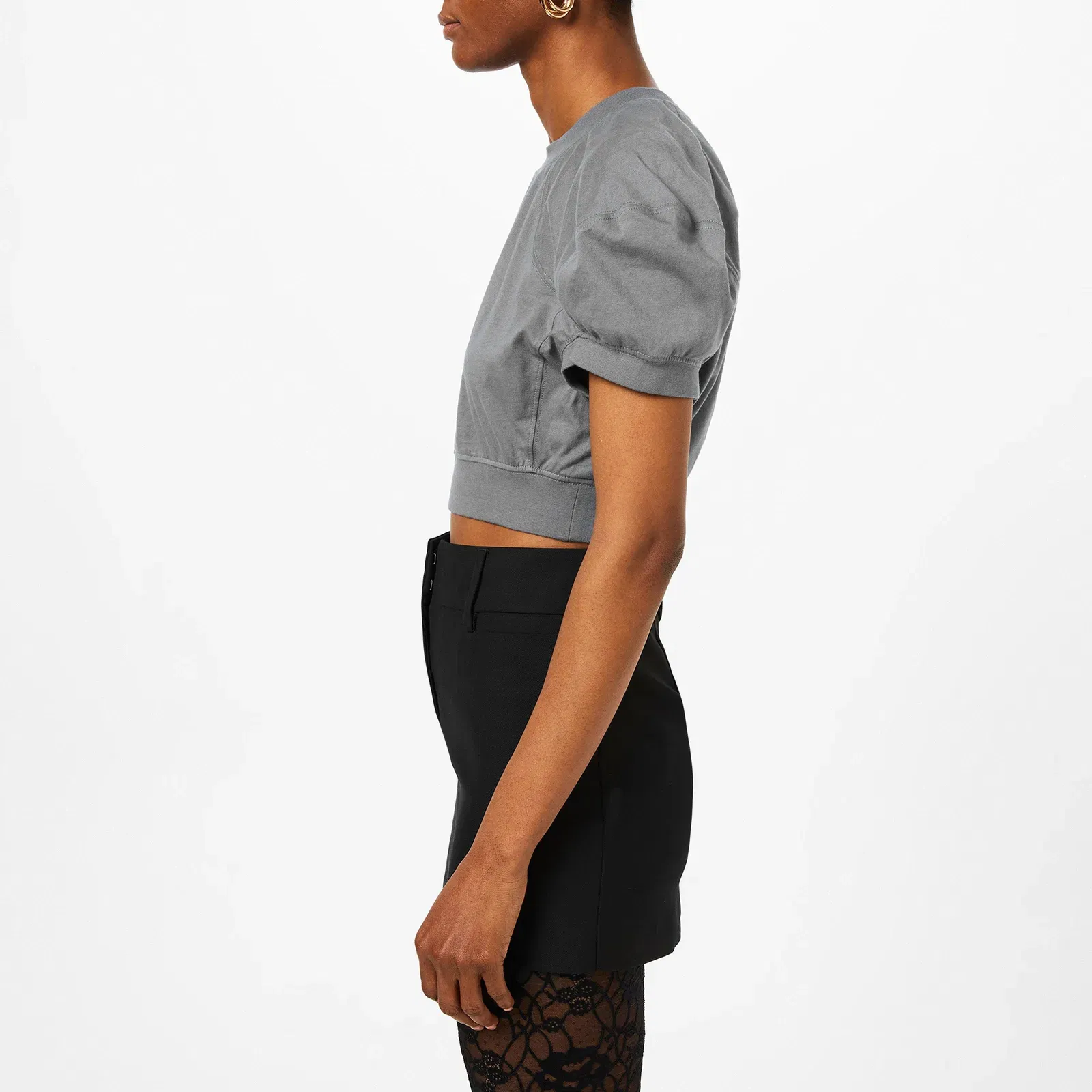 Orb Cropped Football T-Shirt