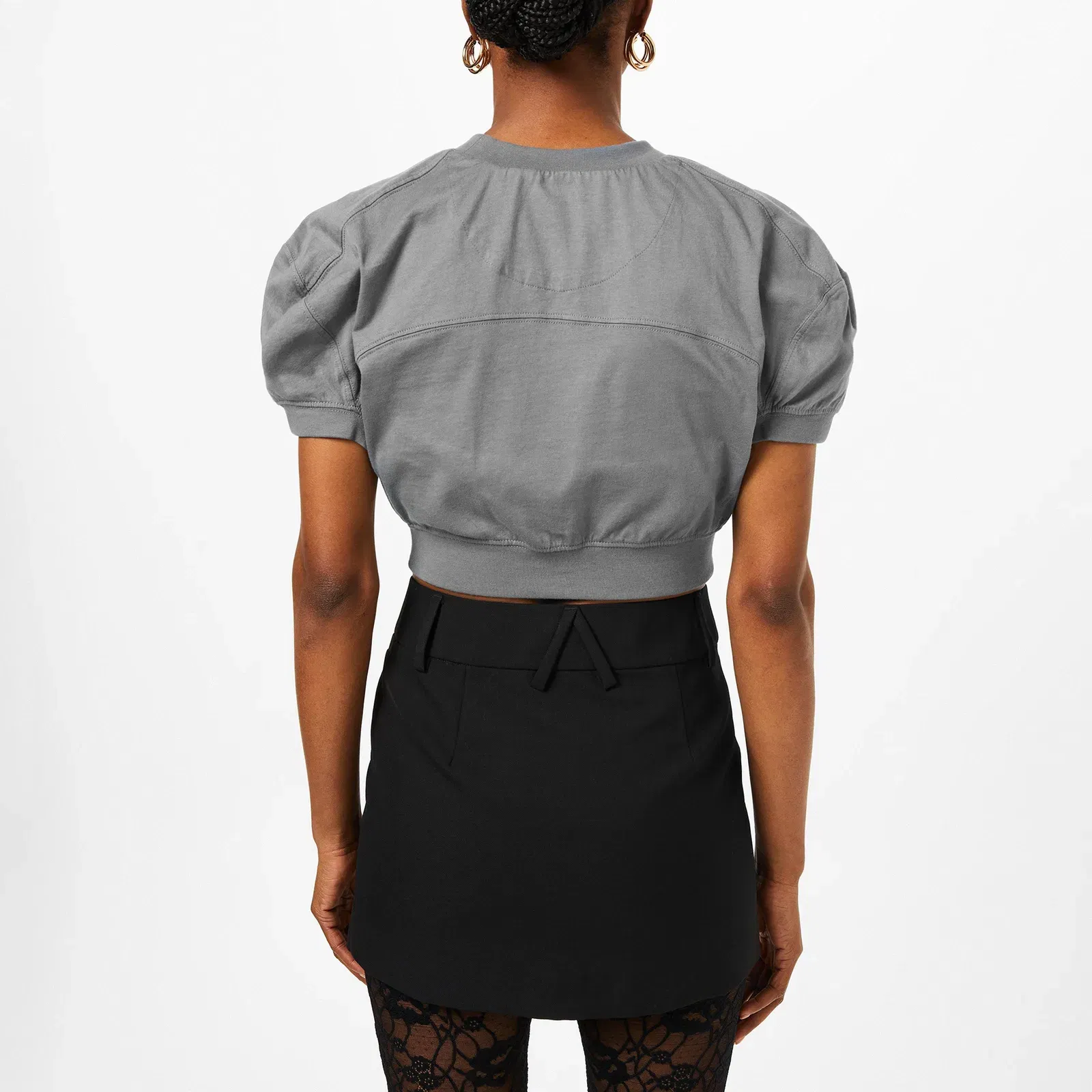 Orb Cropped Football T-Shirt