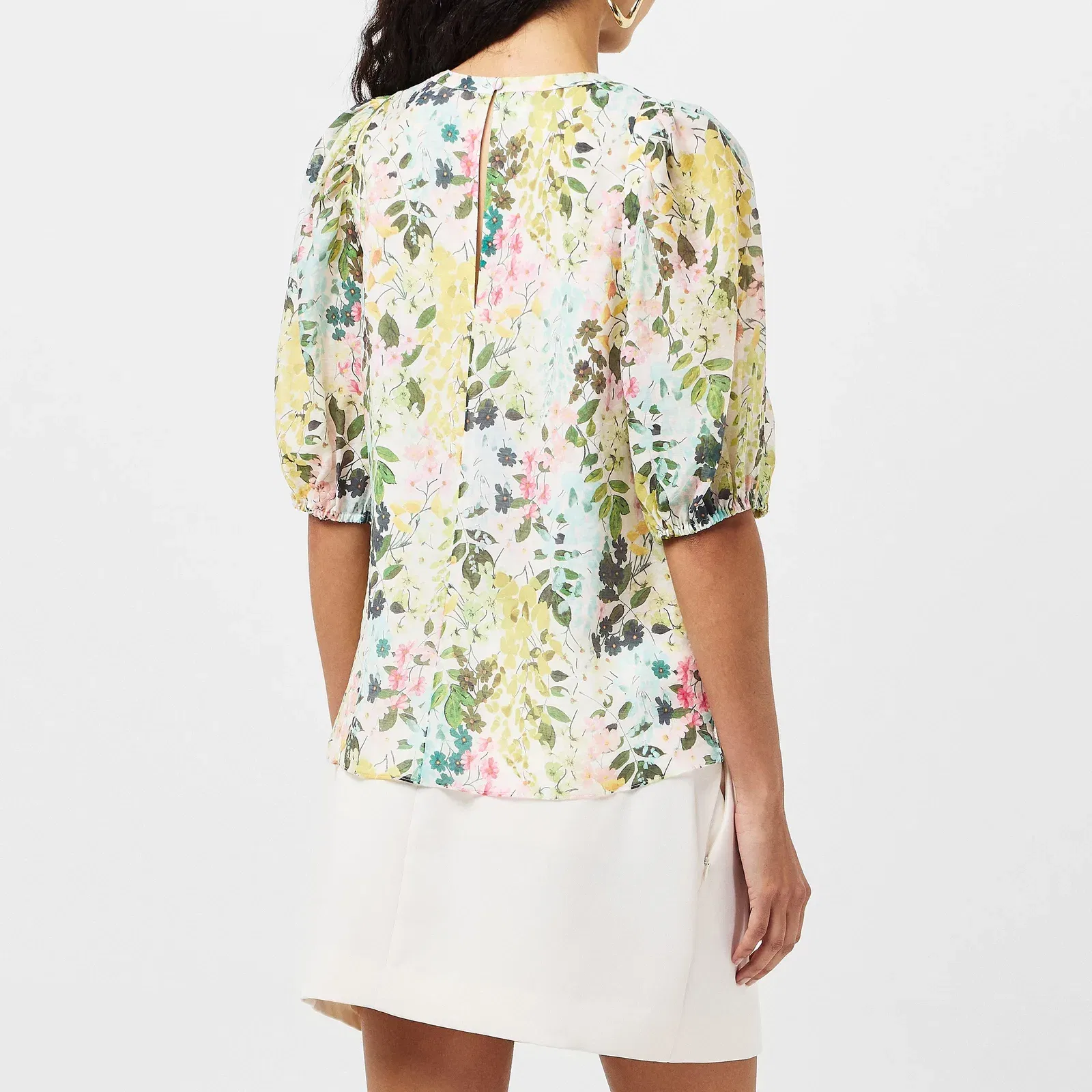 Micha Short-Sleeve Patterned Shirt