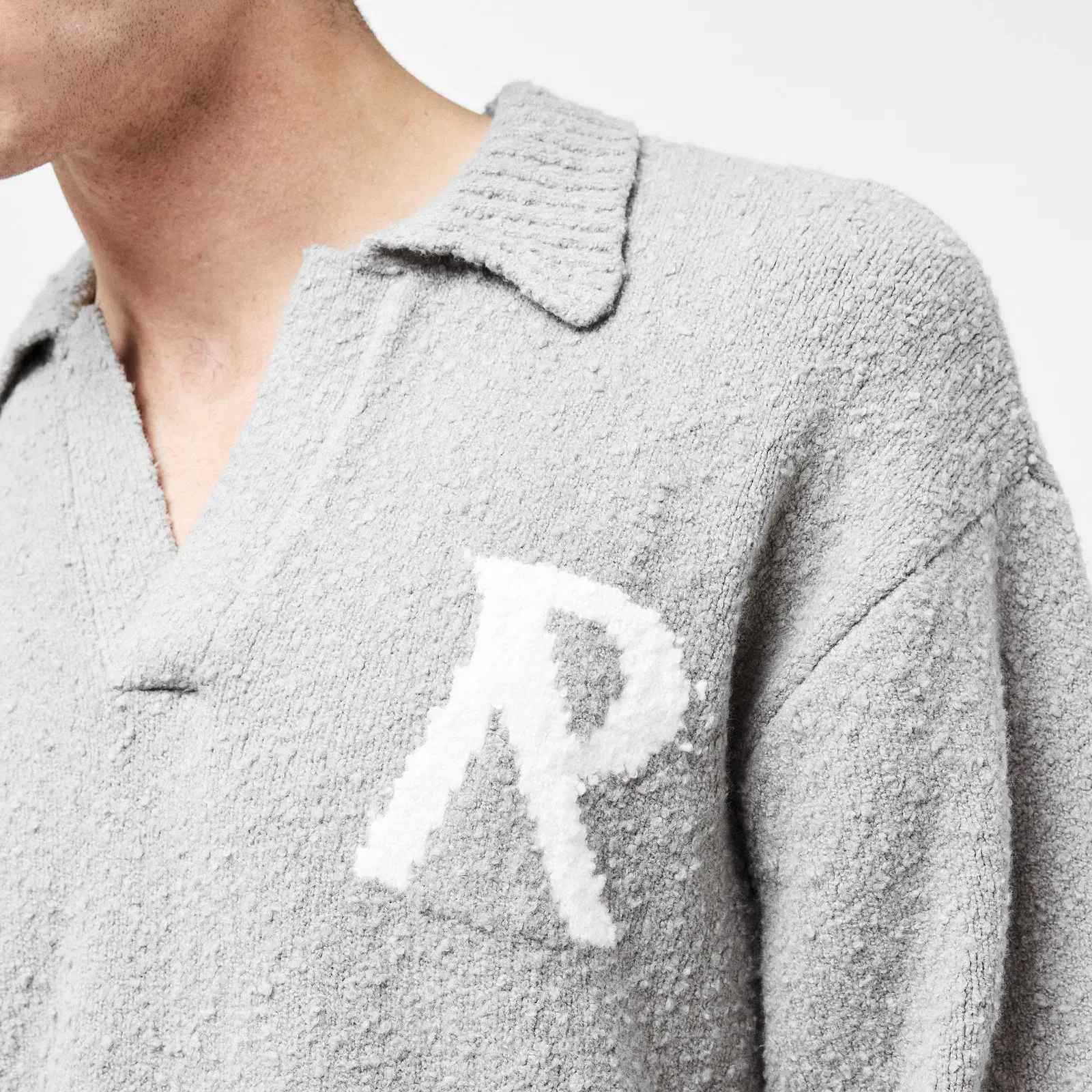 Rep R Boucle Crew Neck Jumper