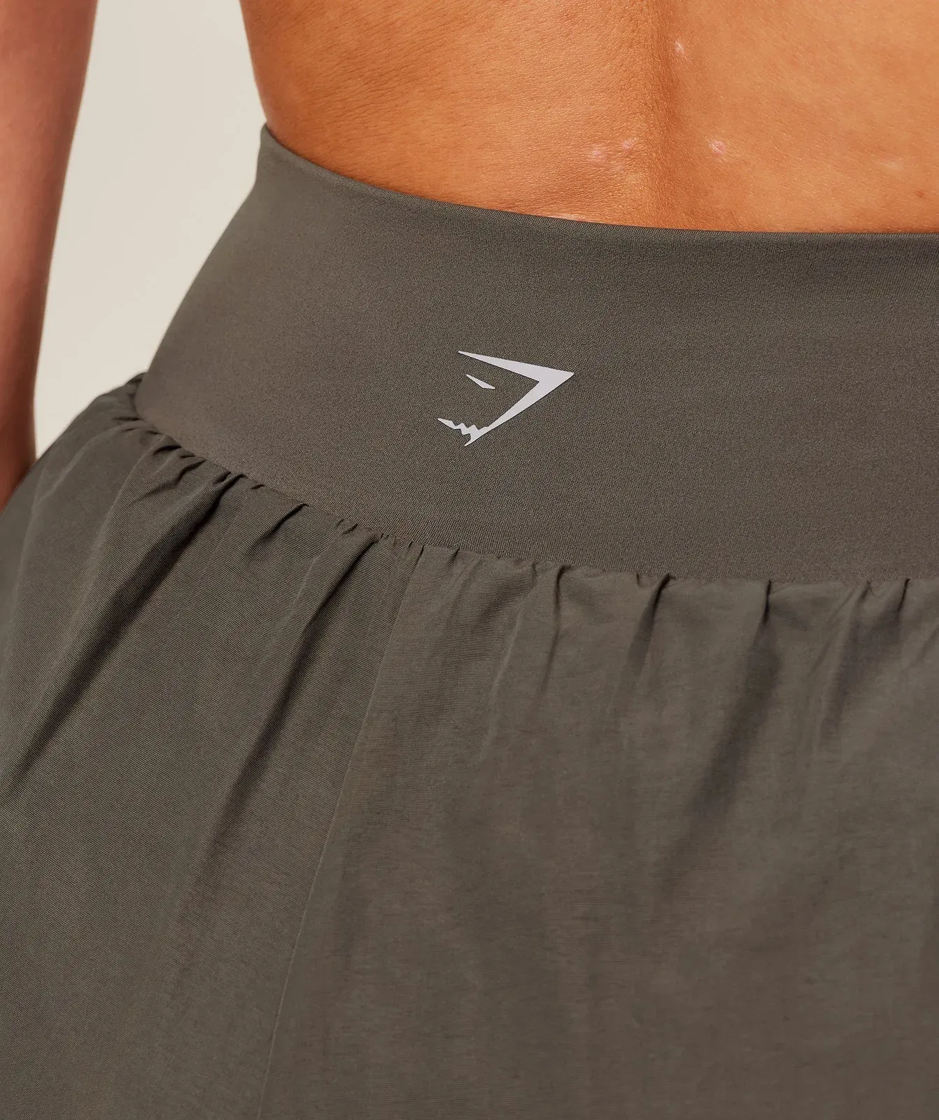 Gymshark Running 2-in-1 Shorts - Camo Brown