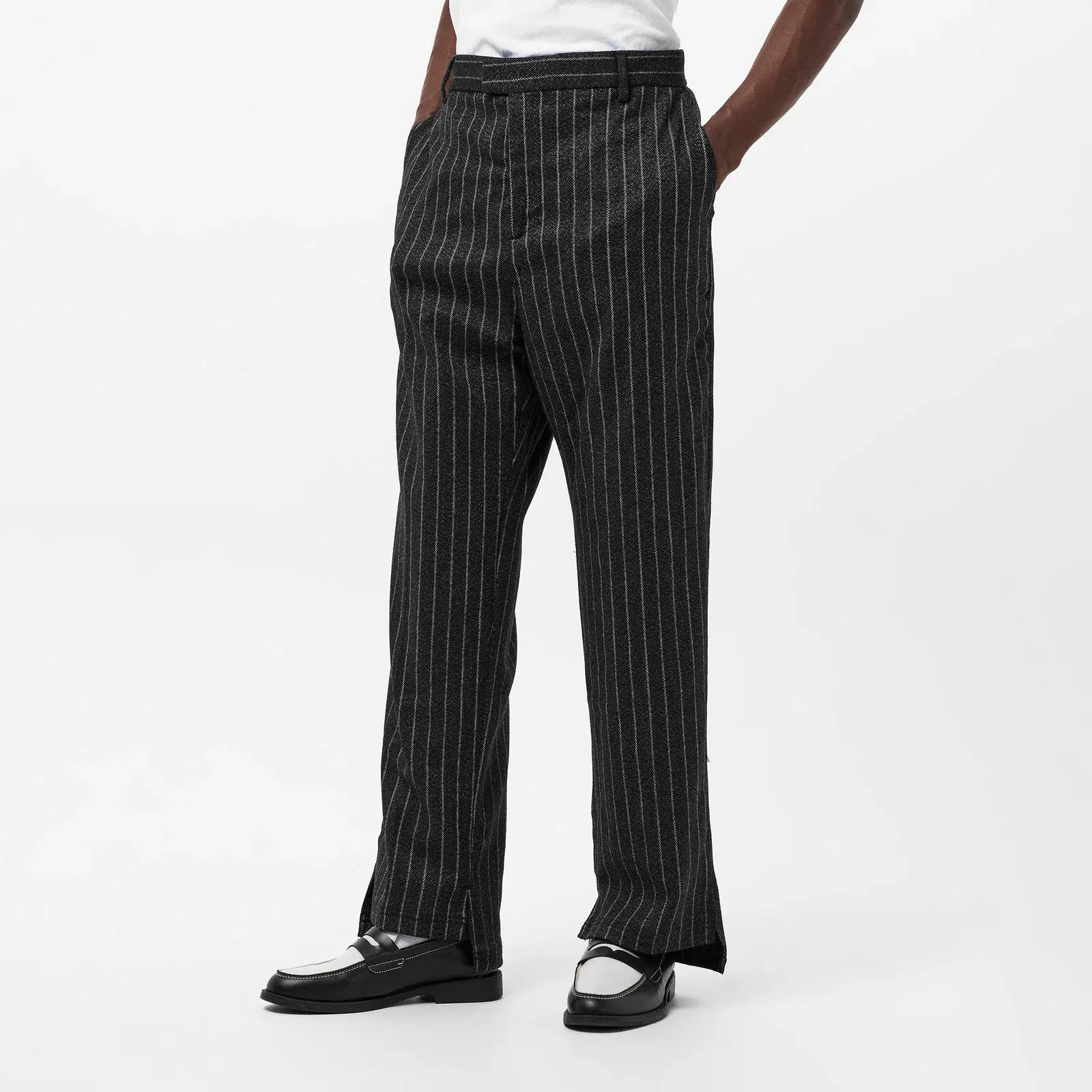Stepped Straight Leg Trousers