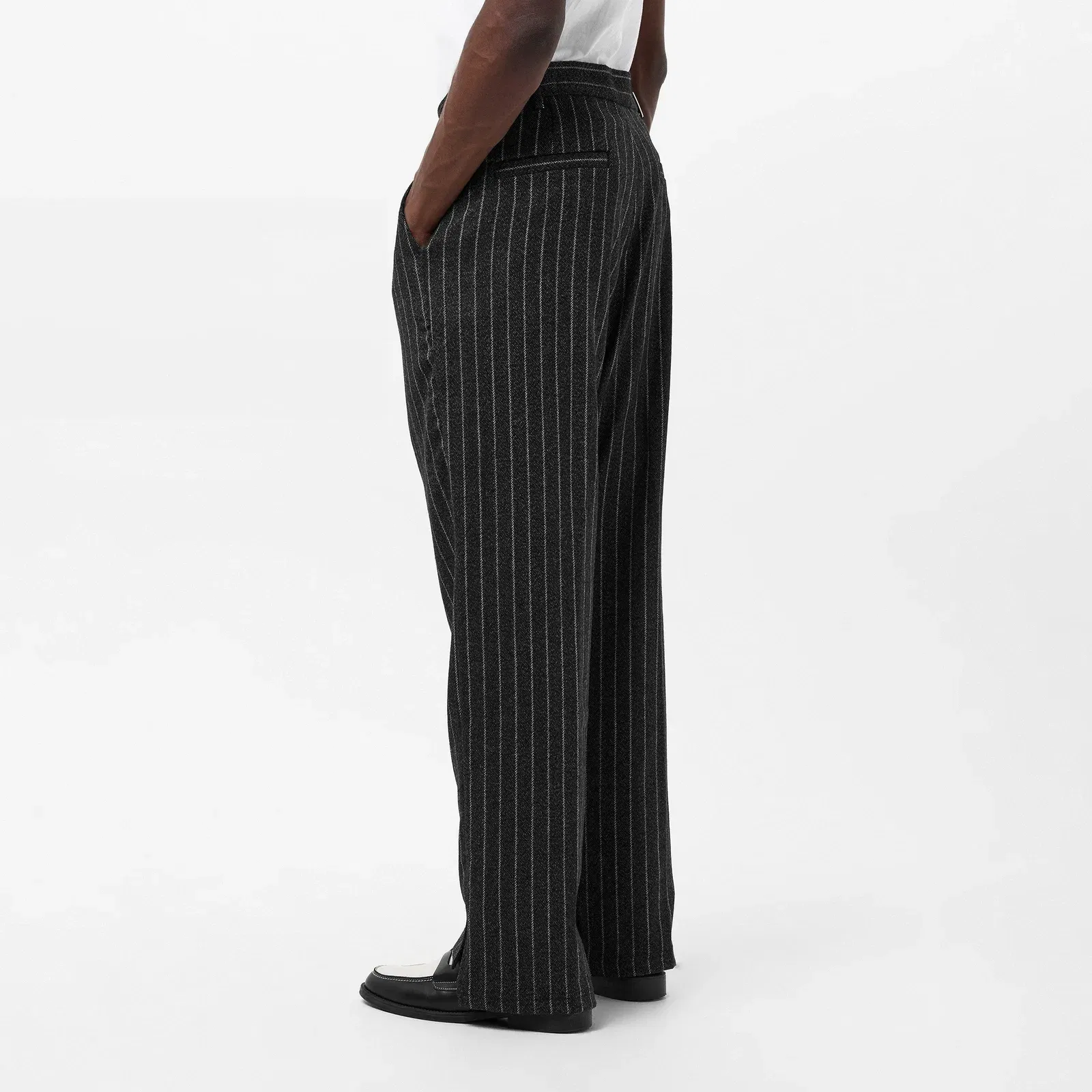 Stepped Straight Leg Trousers