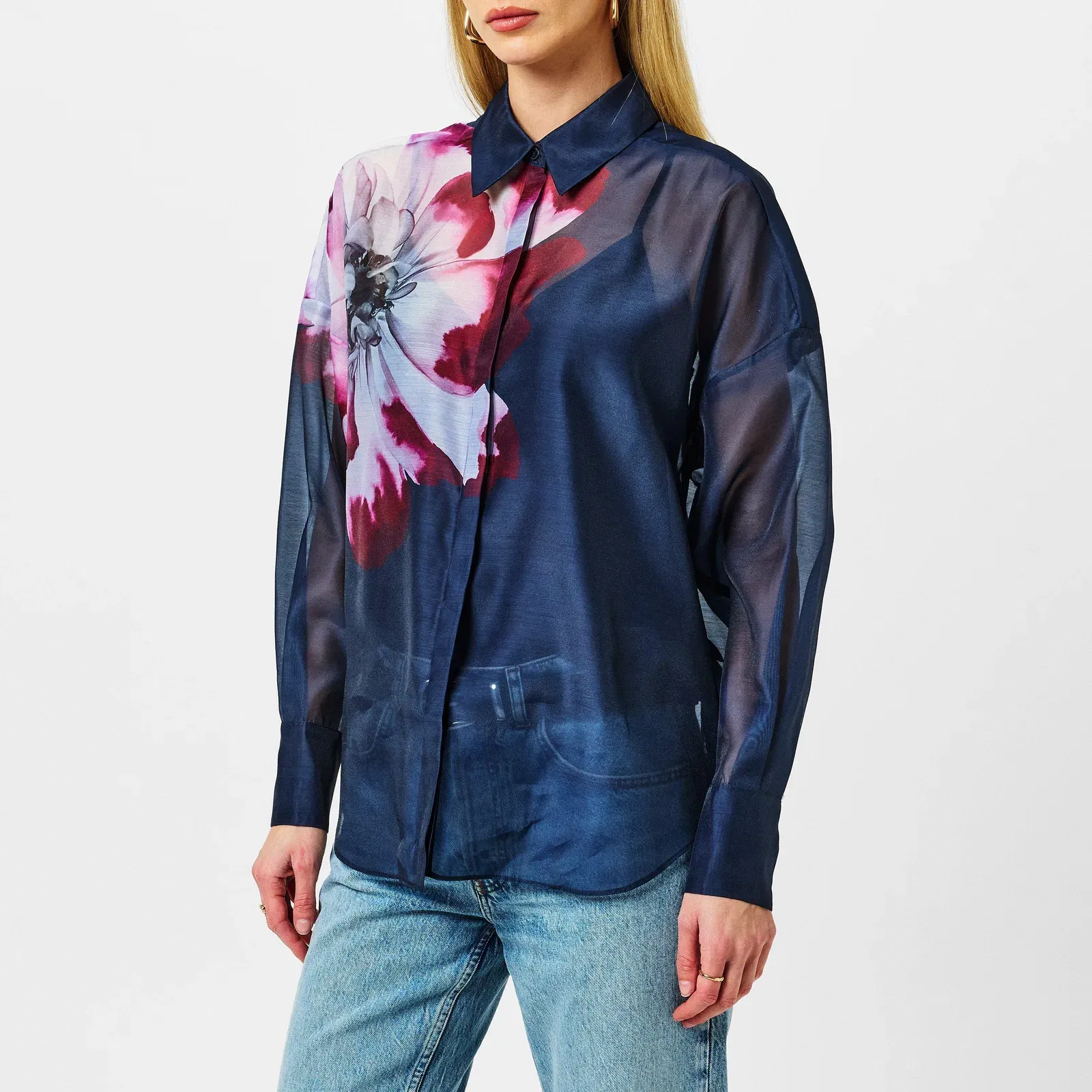 Orrin Floral Long-Sleeve Patterned Shirt