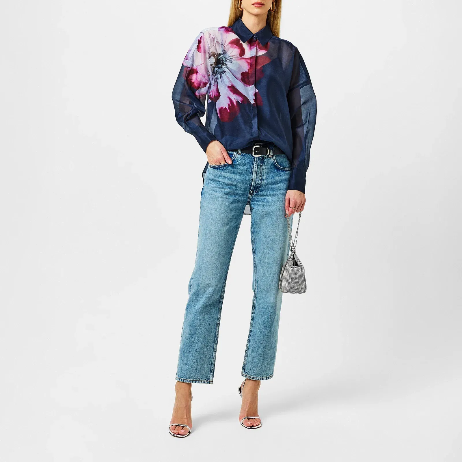 Orrin Floral Long-Sleeve Patterned Shirt