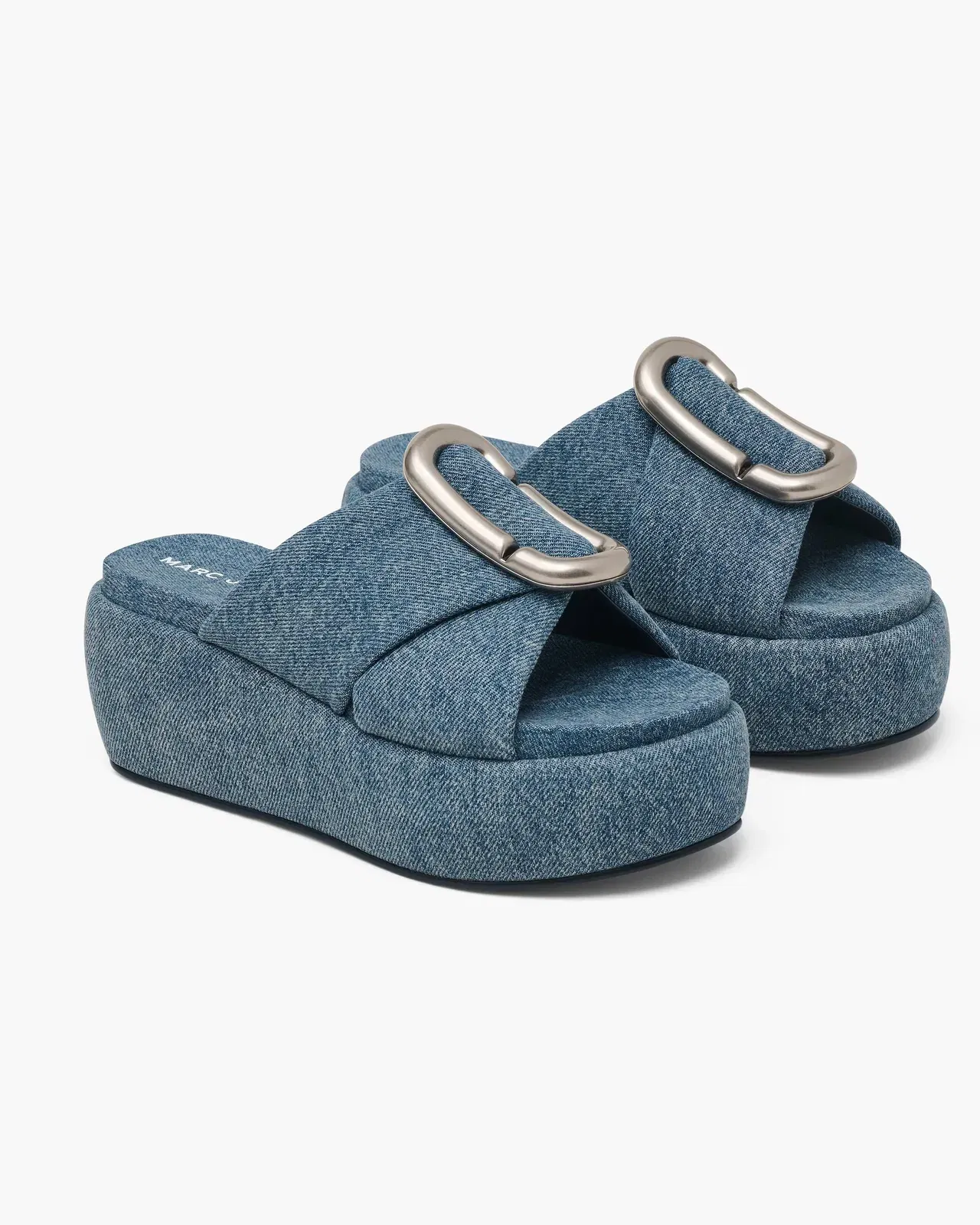 The Denim Pop J Marc Platform Sandal