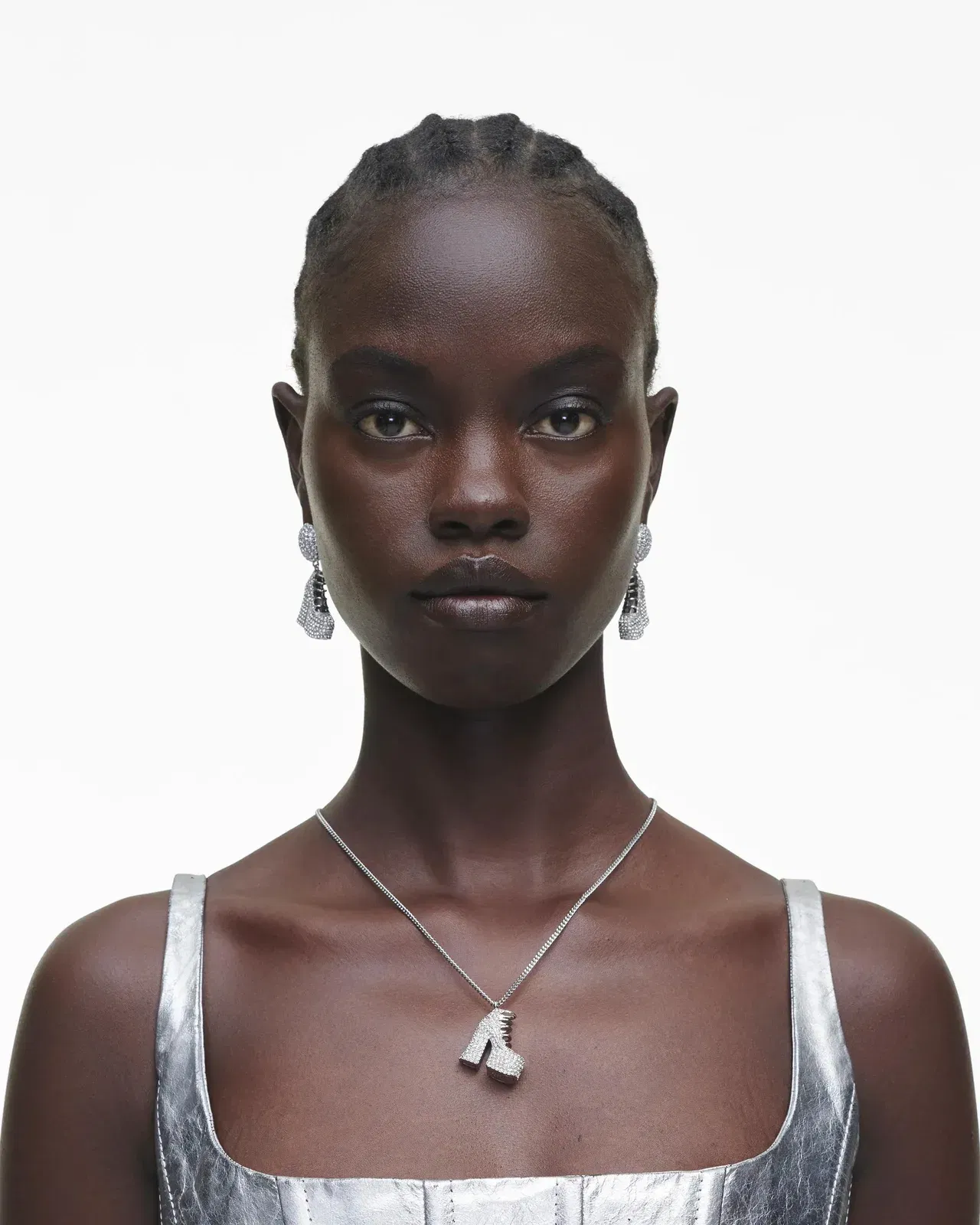 The Pave Kiki Boot Necklace