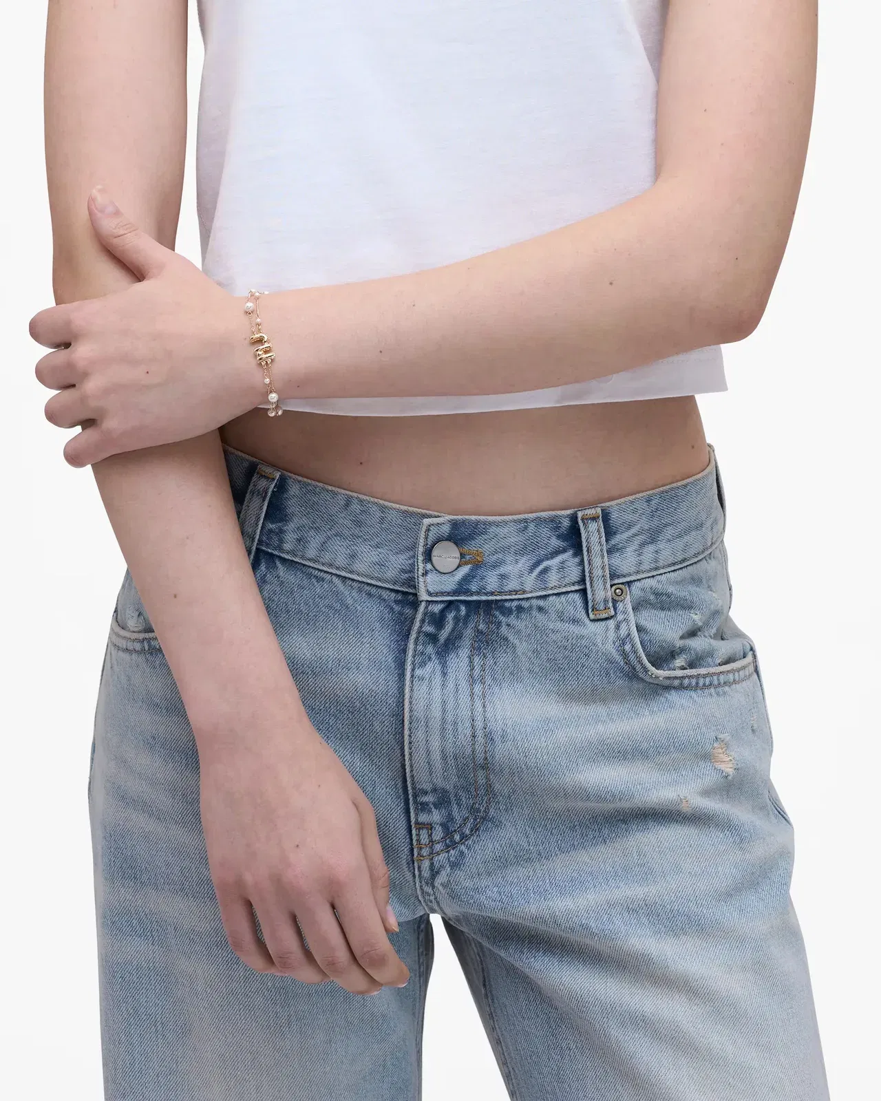Marc Jacobs The Pearl Mj Balloon Bracelet Gold