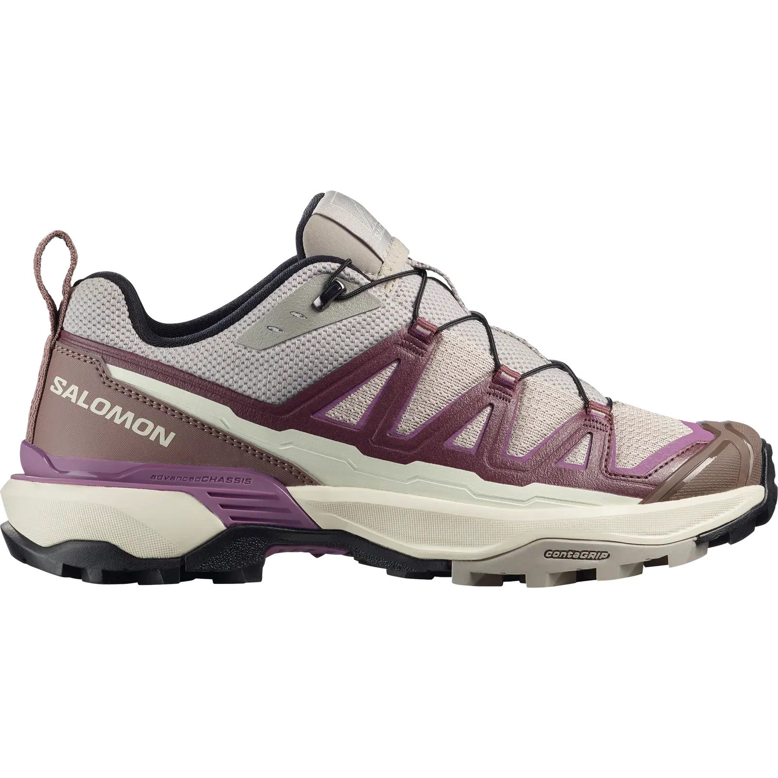 Salomon X Ultra 360 Edge Hiking & Backpacking Shoes Womens Silver Cloud